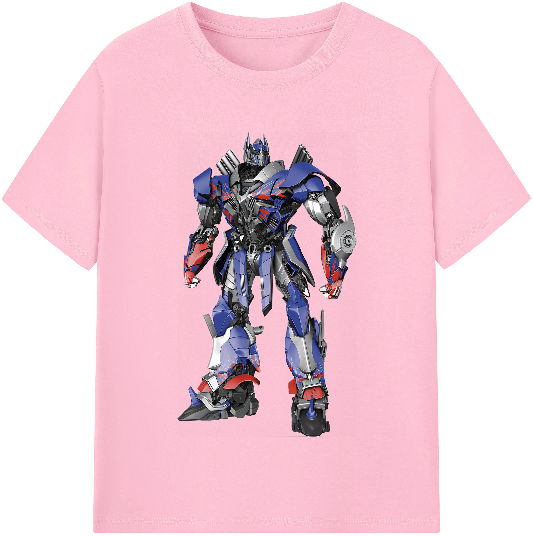 （画像用） Transformers トランスフォーマー 綿100％半袖Tシャツ（フロントプリント）