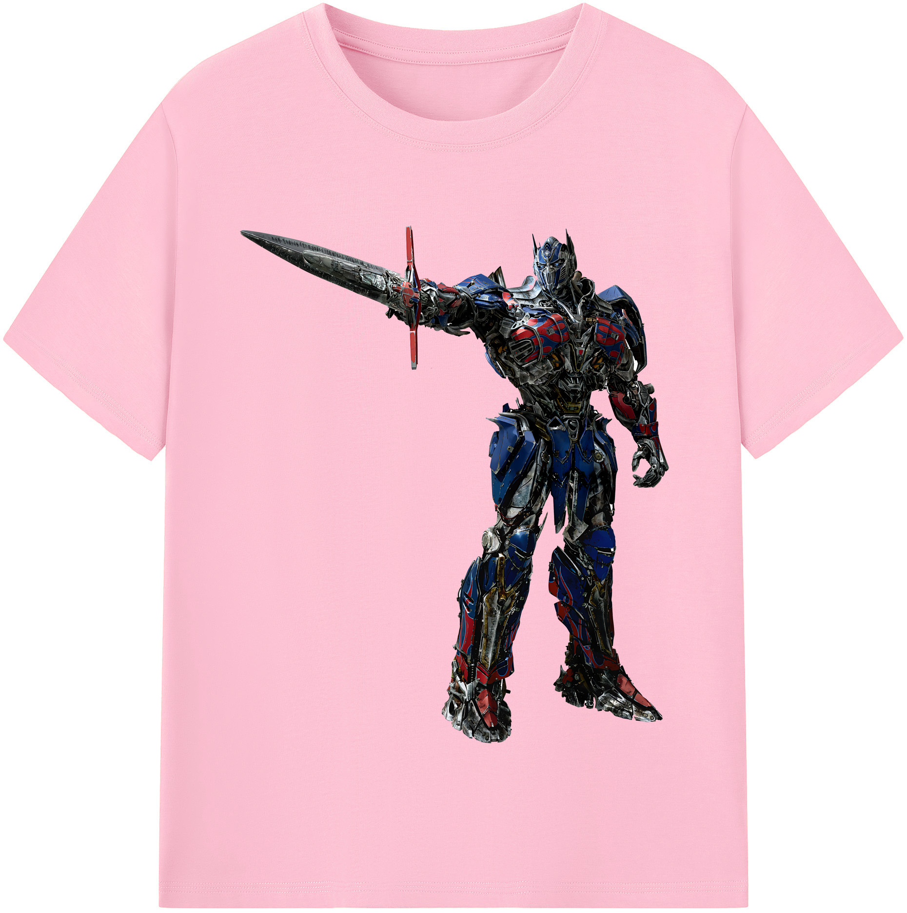 （画像用） Transformers トランスフォーマー 綿100％半袖Tシャツ（フロントプリント）
