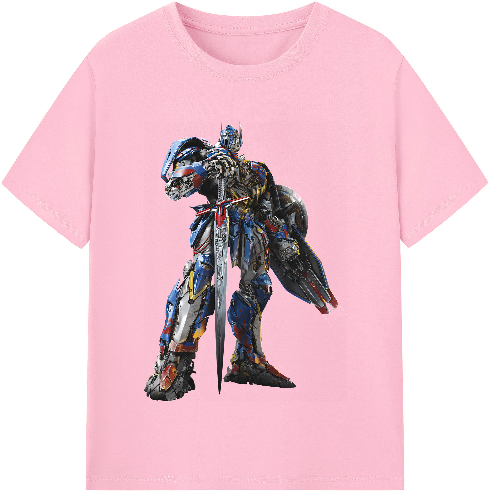 （画像用） Transformers トランスフォーマー 綿100％半袖Tシャツ（フロントプリント）