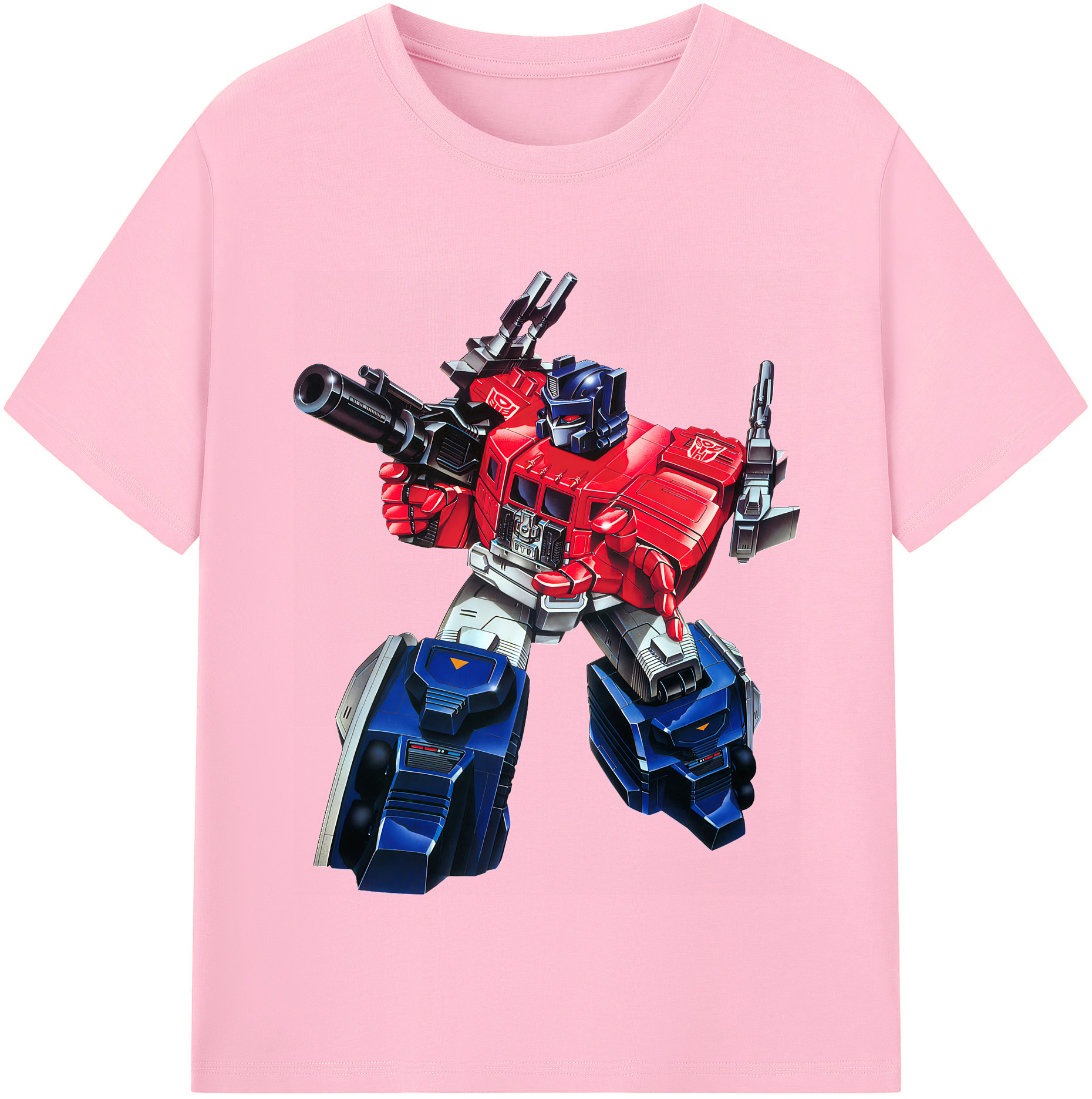 （画像用） Transformers トランスフォーマー 綿100％半袖Tシャツ（フロントプリント）