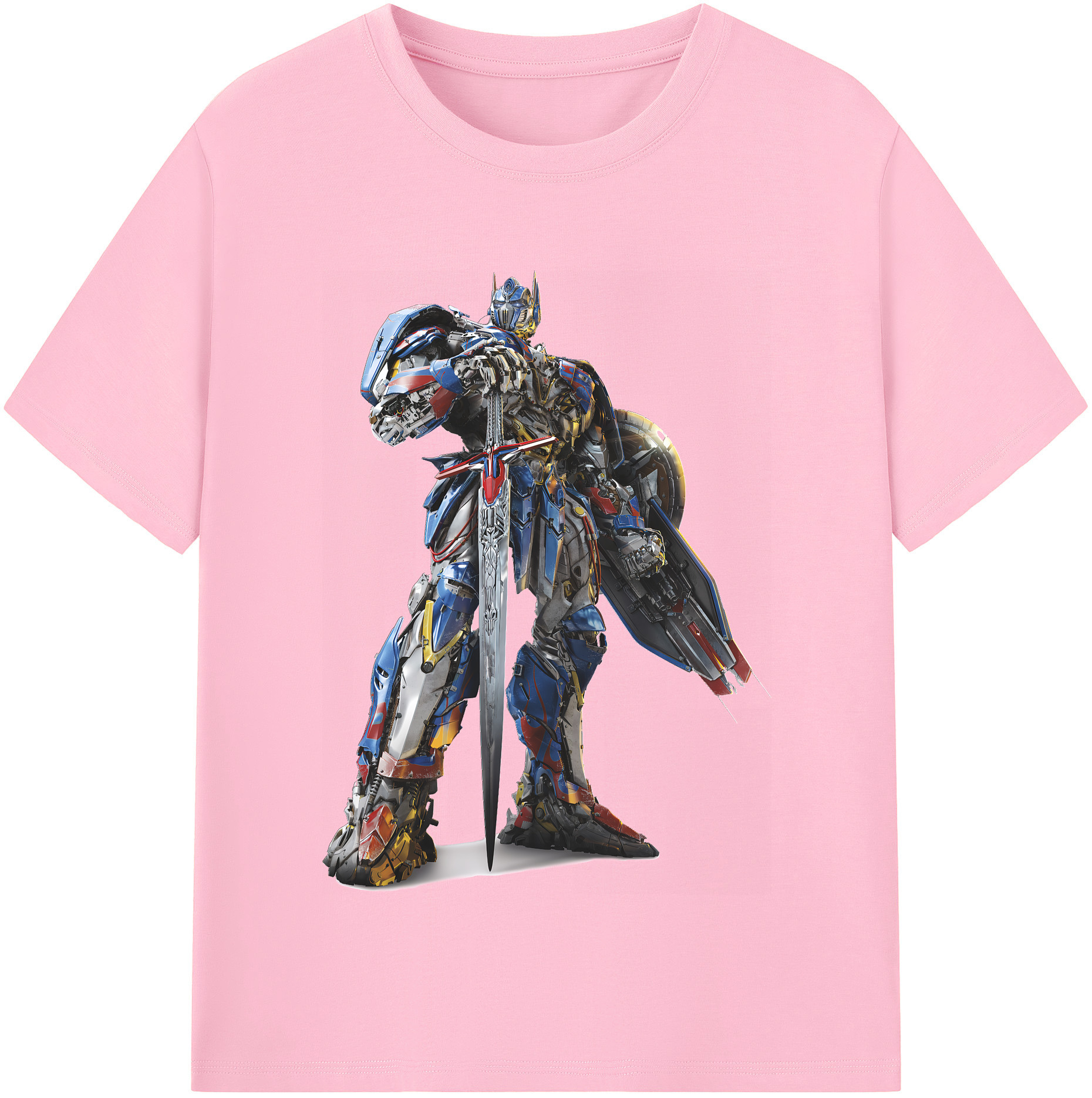 （画像用） Transformers トランスフォーマー 綿100％半袖Tシャツ（フロントプリント）