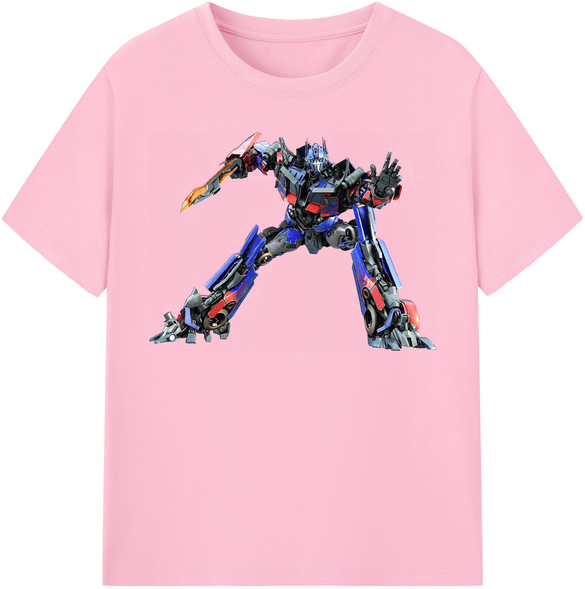 （画像用） Transformers トランスフォーマー 綿100％半袖Tシャツ（フロントプリント）