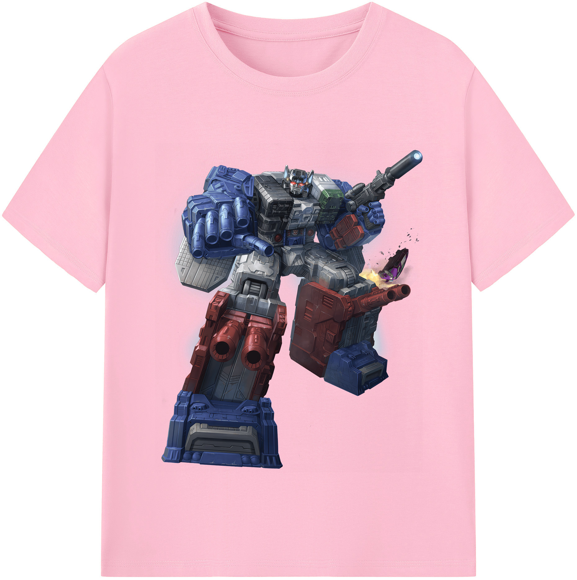 （画像用） Transformers トランスフォーマー 綿100％半袖Tシャツ（フロントプリント）