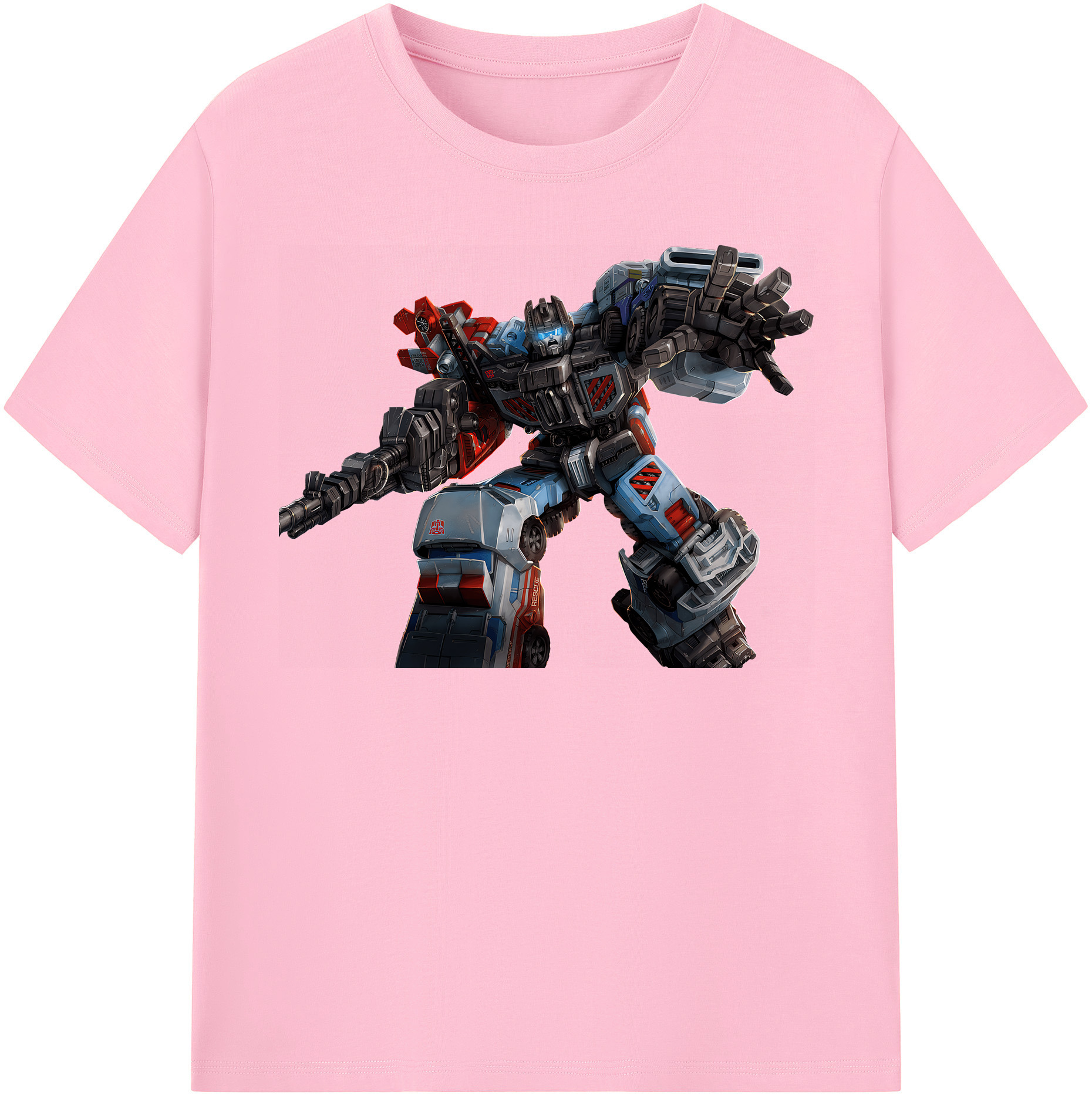 （画像用） Transformers トランスフォーマー 綿100％半袖Tシャツ（フロントプリント）