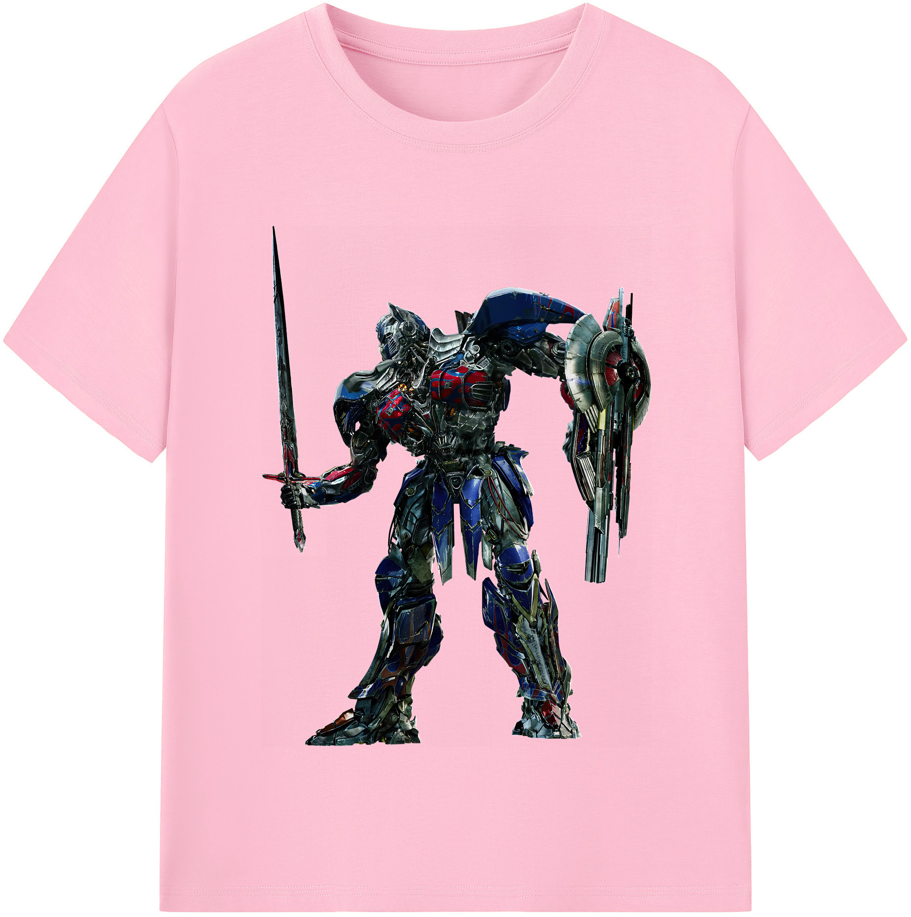 （画像用） Transformers トランスフォーマー 綿100％半袖Tシャツ（フロントプリント）