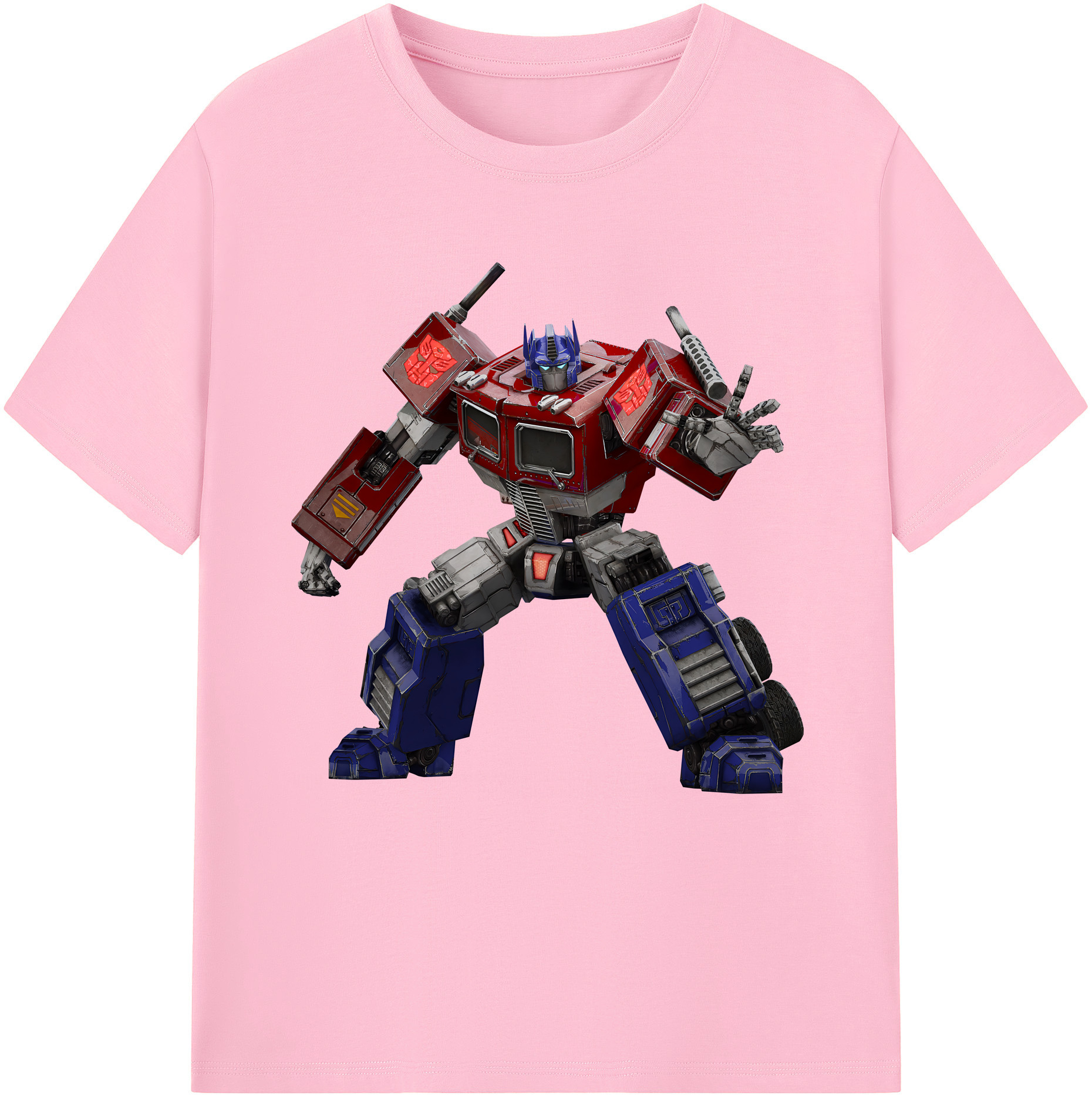 （画像用） Transformers トランスフォーマー 綿100％半袖Tシャツ（フロントプリント）