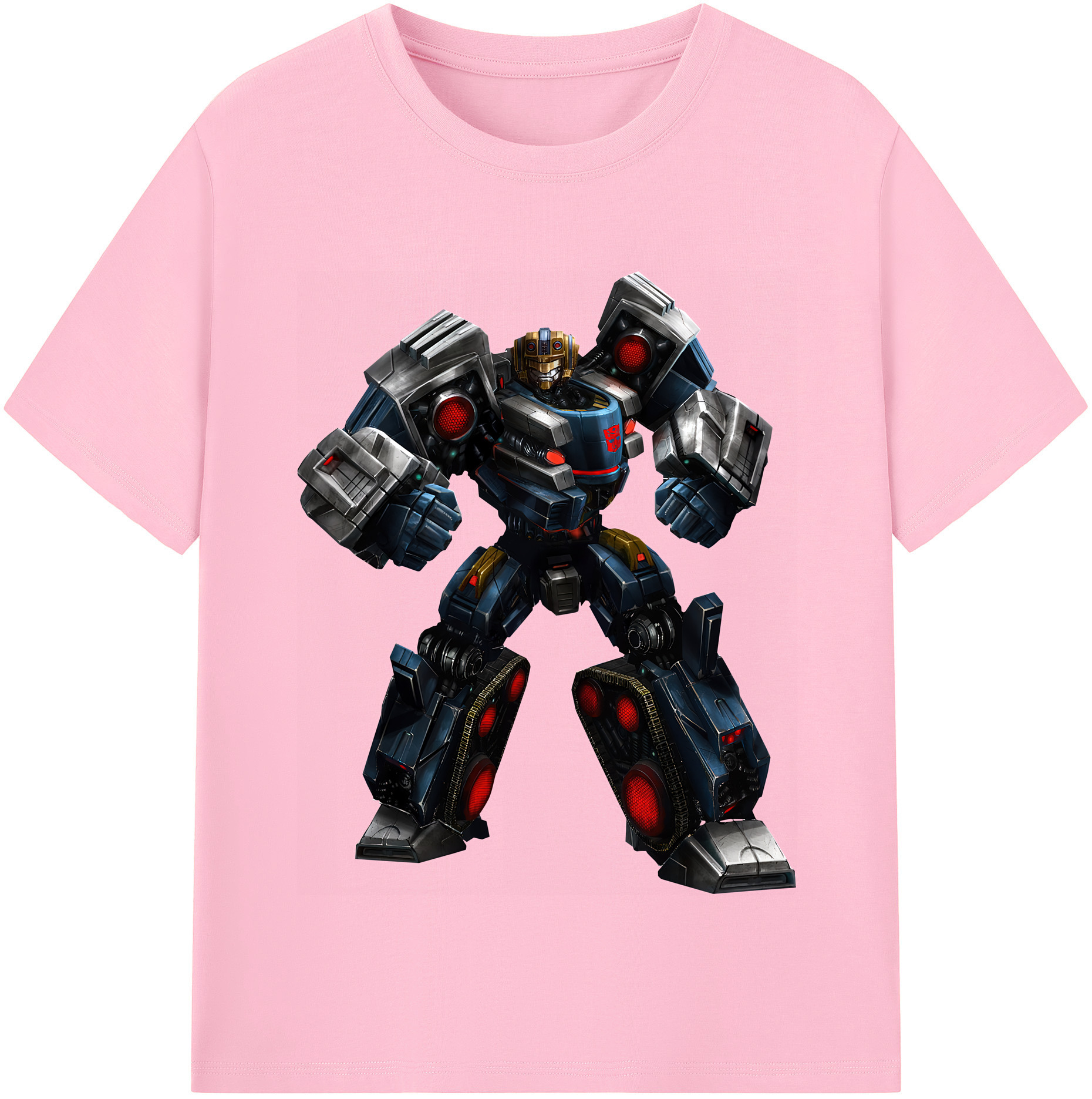 （画像用） Transformers トランスフォーマー 綿100％半袖Tシャツ（フロントプリント）