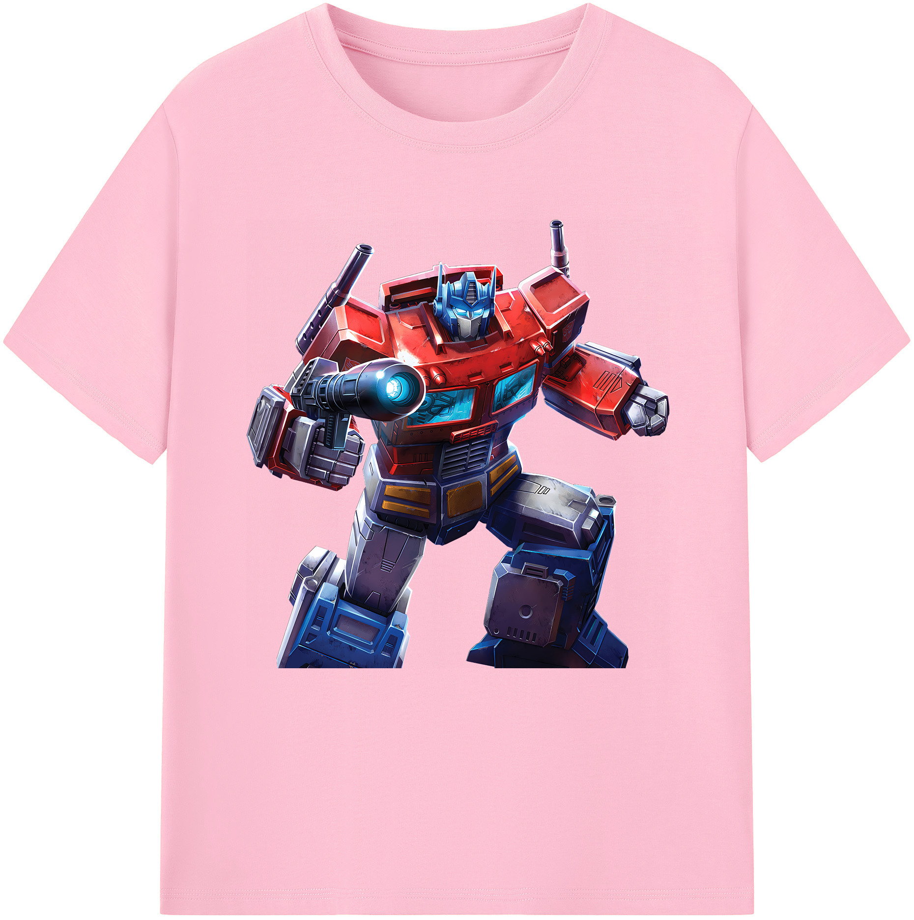 （画像用） Transformers トランスフォーマー 綿100％半袖Tシャツ（フロントプリント）