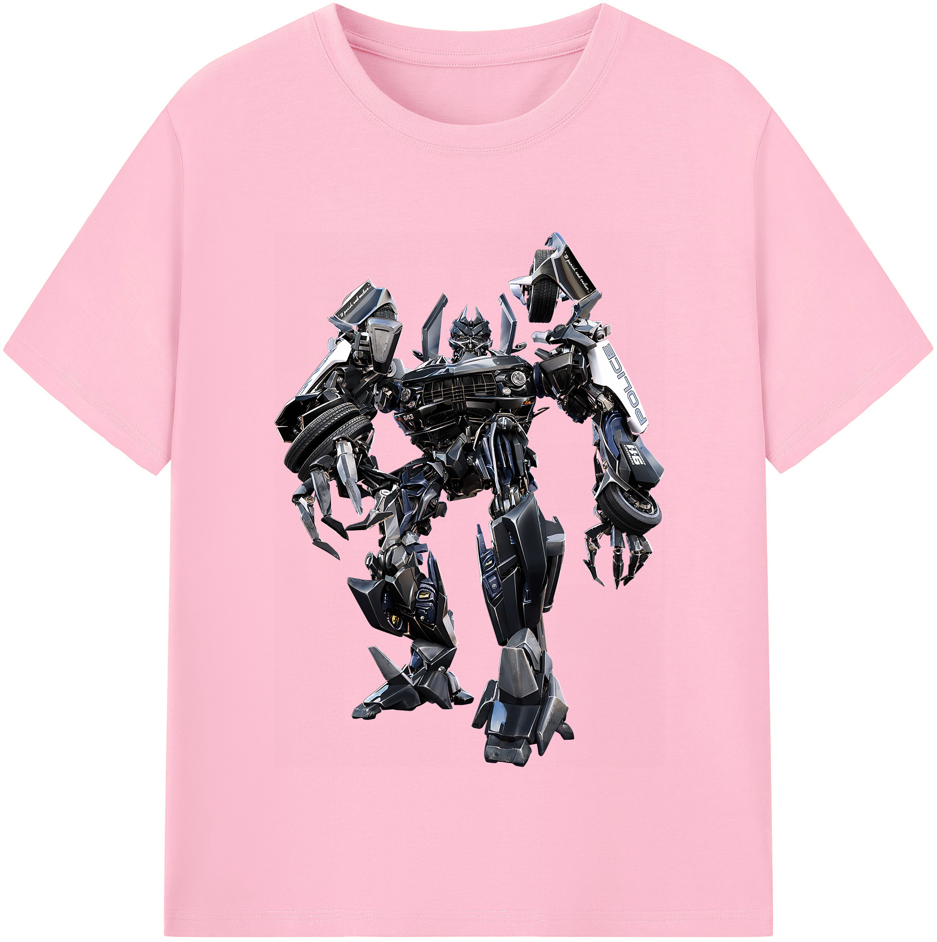 （画像用） Transformers トランスフォーマー 綿100％半袖Tシャツ（フロントプリント）
