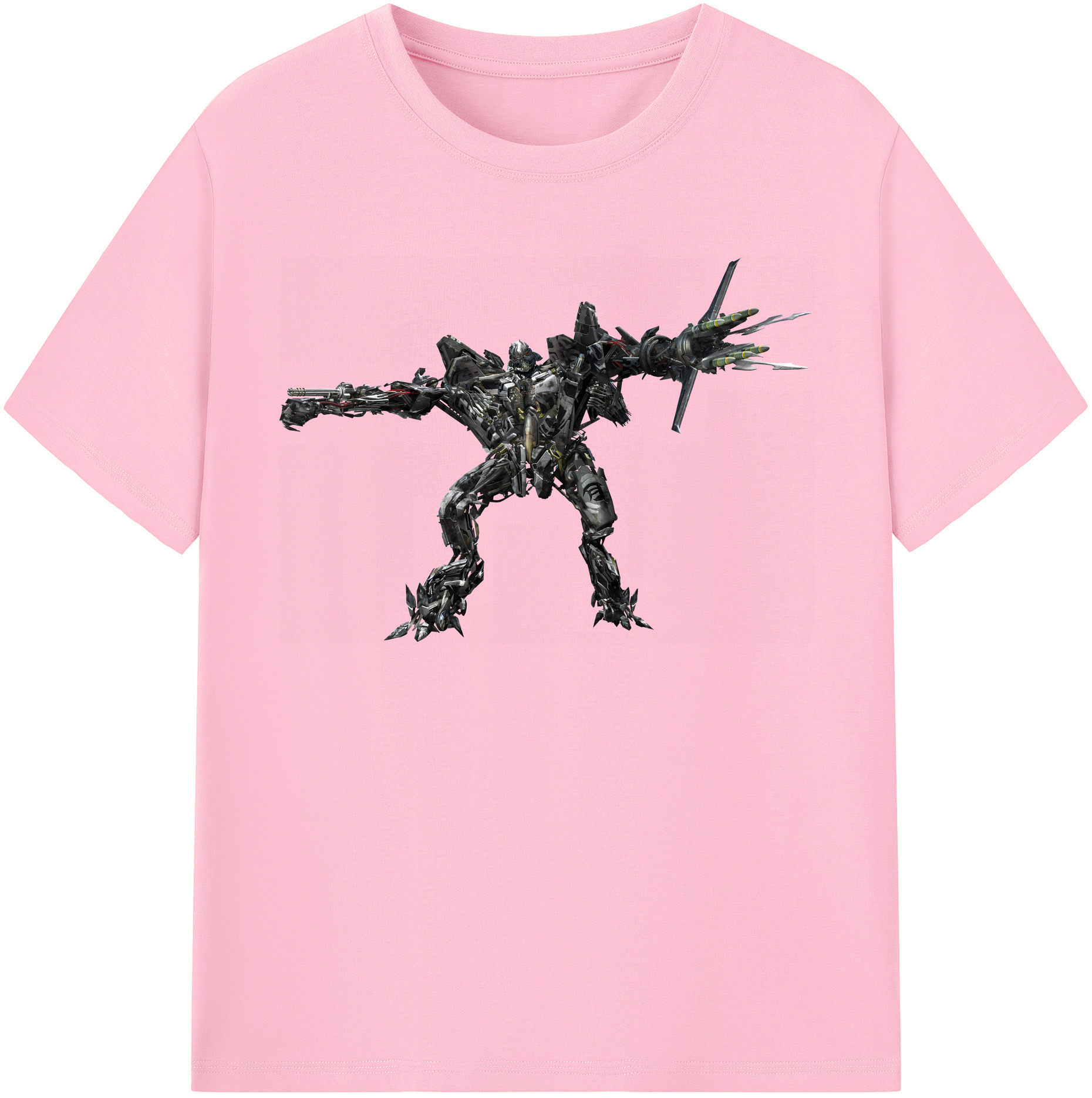 （画像用） Transformers トランスフォーマー 綿100％半袖Tシャツ（フロントプリント）