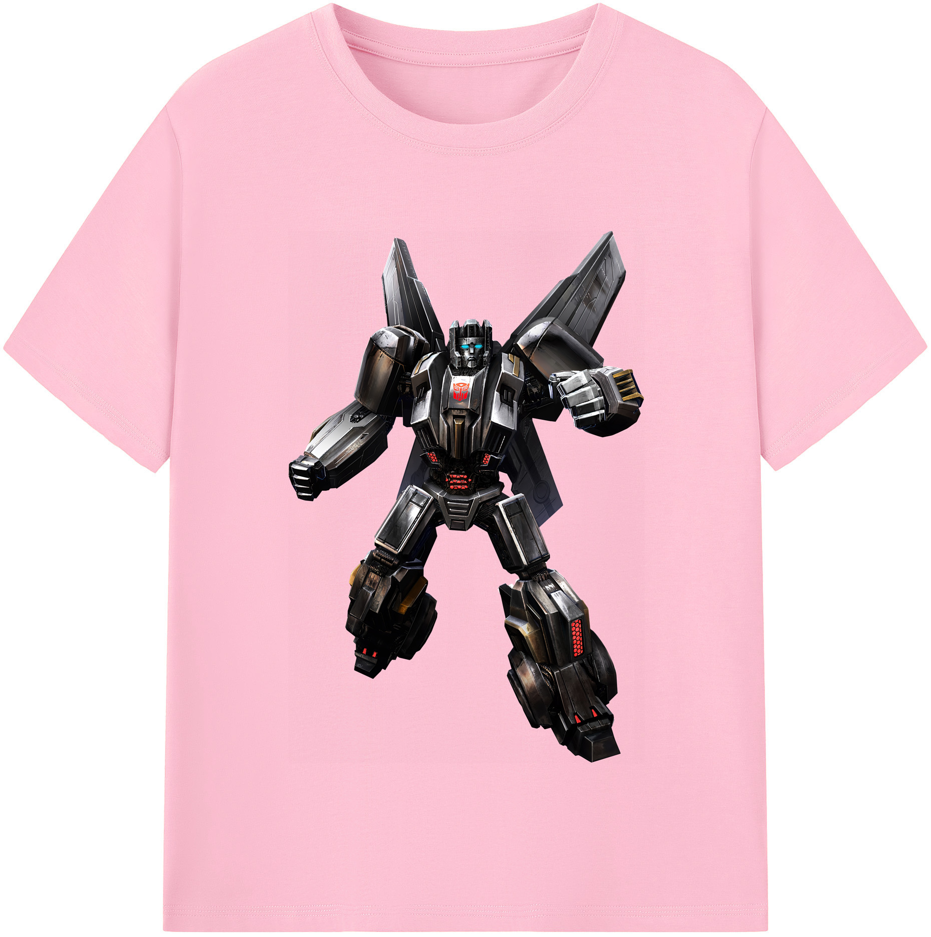 （画像用） Transformers トランスフォーマー 綿100％半袖Tシャツ（フロントプリント）
