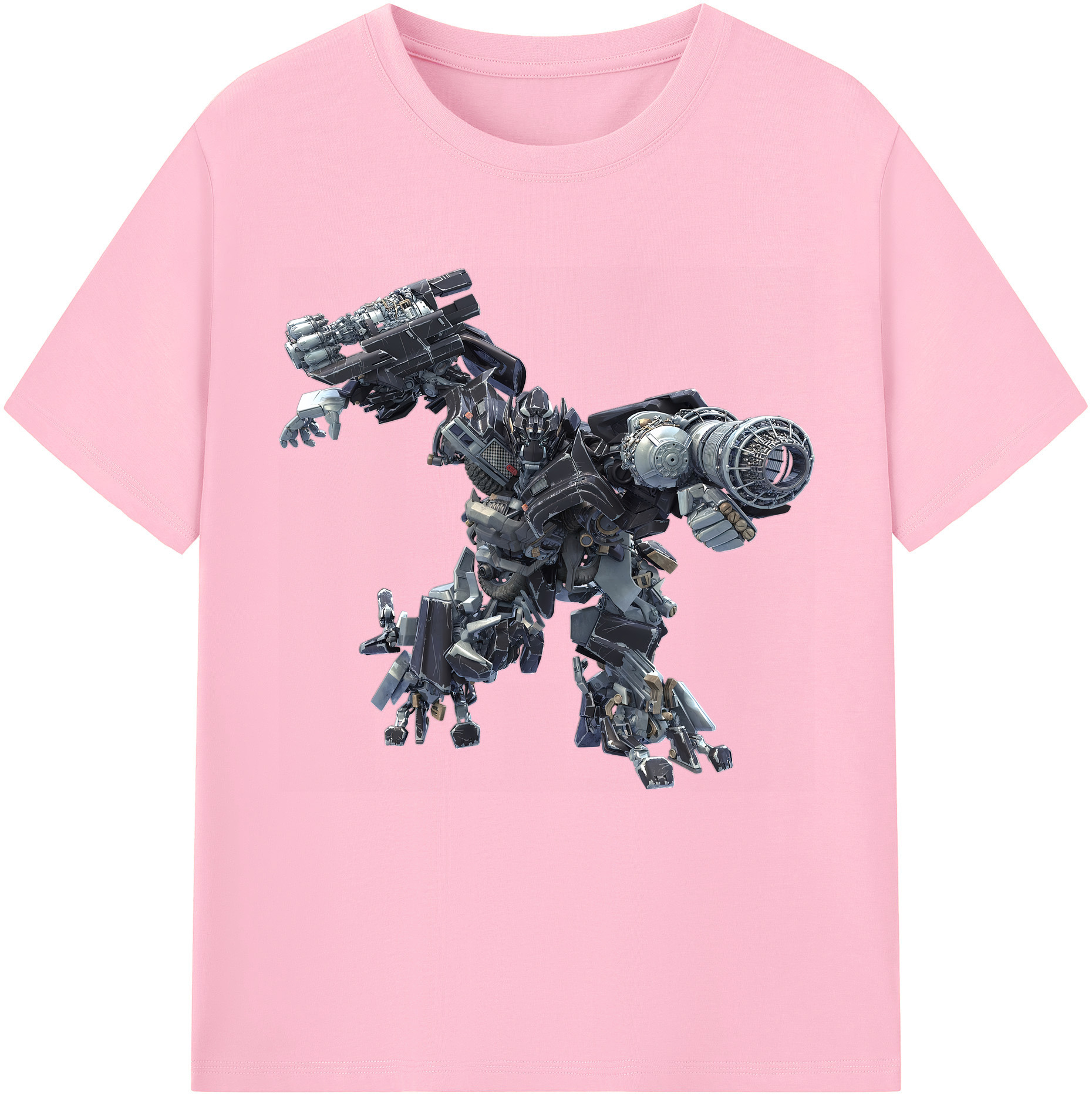 （画像用） Transformers トランスフォーマー 綿100％半袖Tシャツ（フロントプリント）