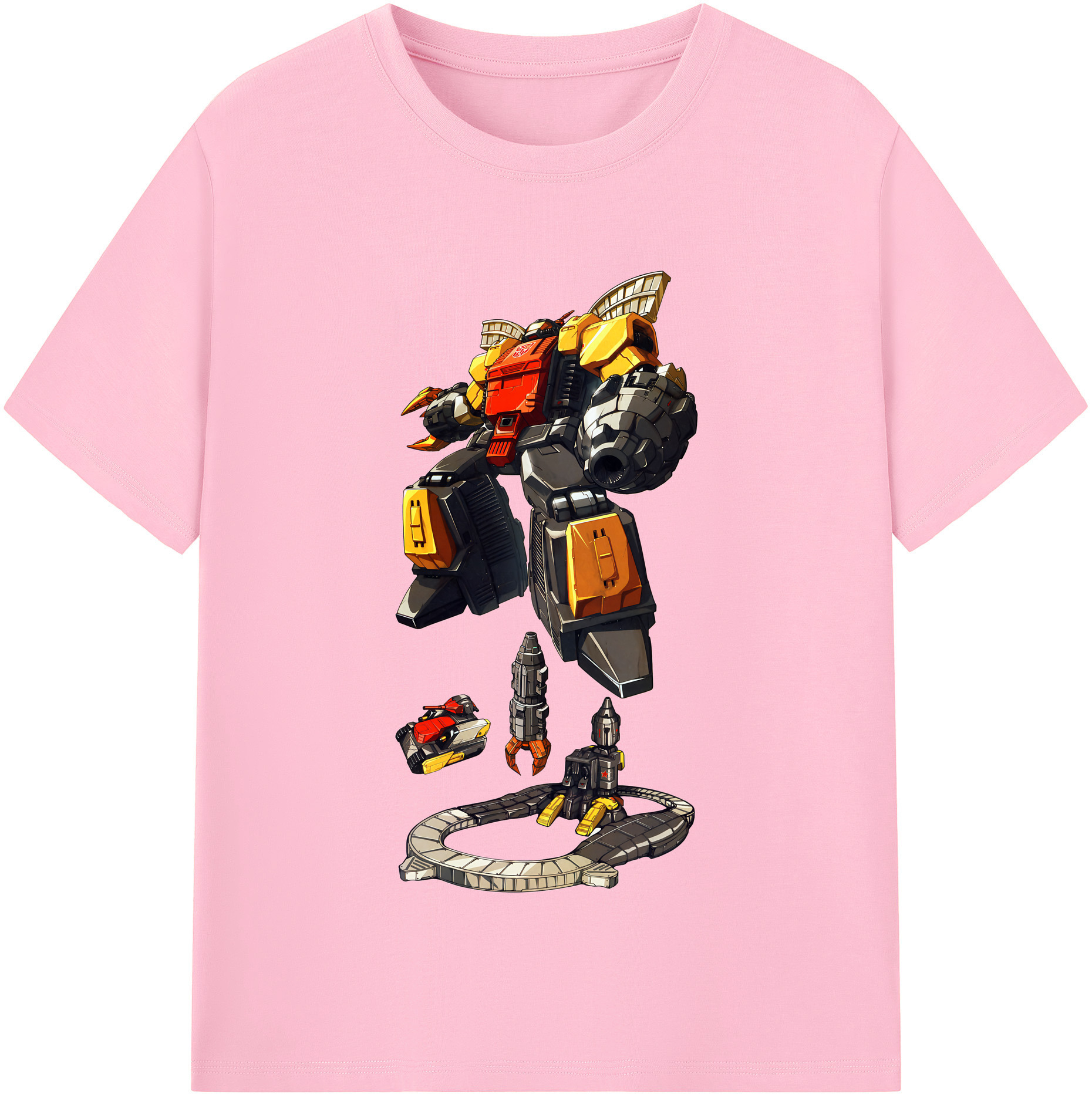 （画像用） Transformers トランスフォーマー 綿100％半袖Tシャツ（フロントプリント）