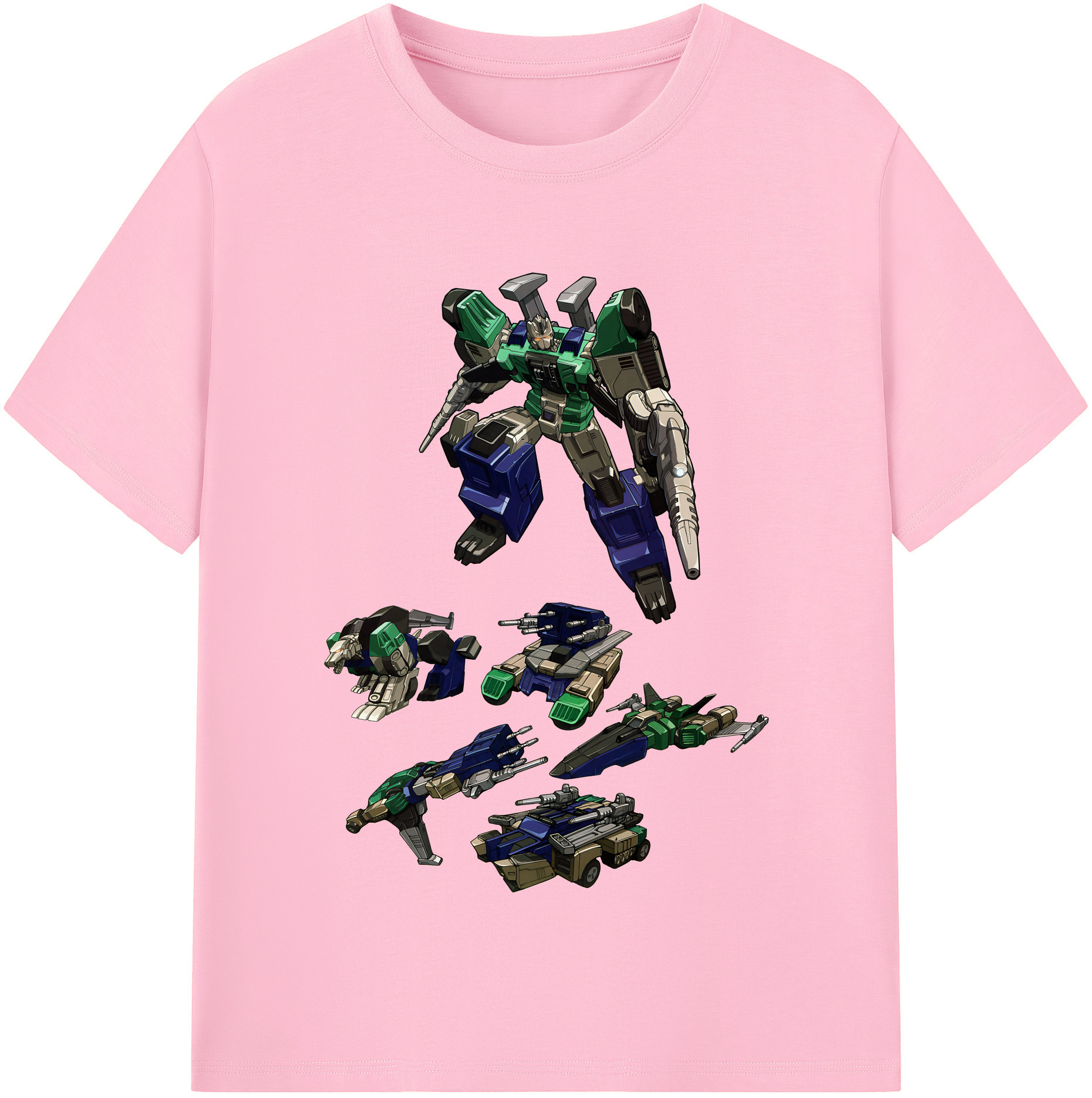 （画像用） Transformers トランスフォーマー 綿100％半袖Tシャツ（フロントプリント）