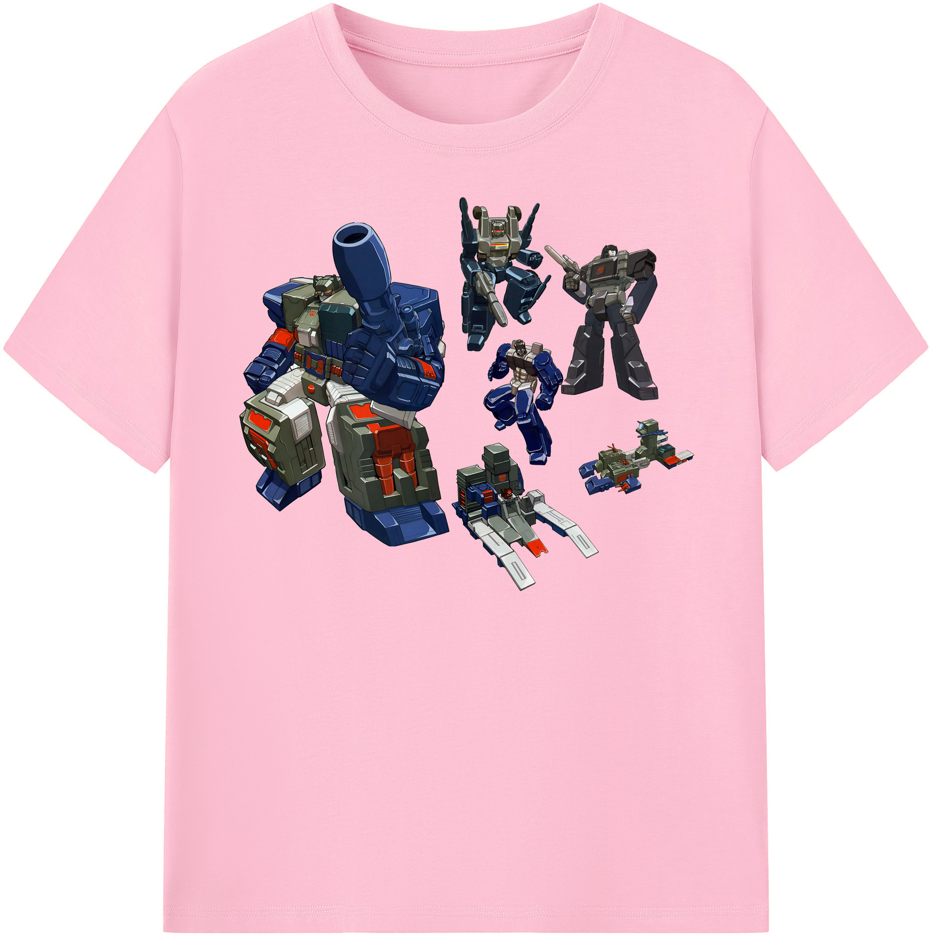 （画像用） Transformers トランスフォーマー 綿100％半袖Tシャツ（フロントプリント）