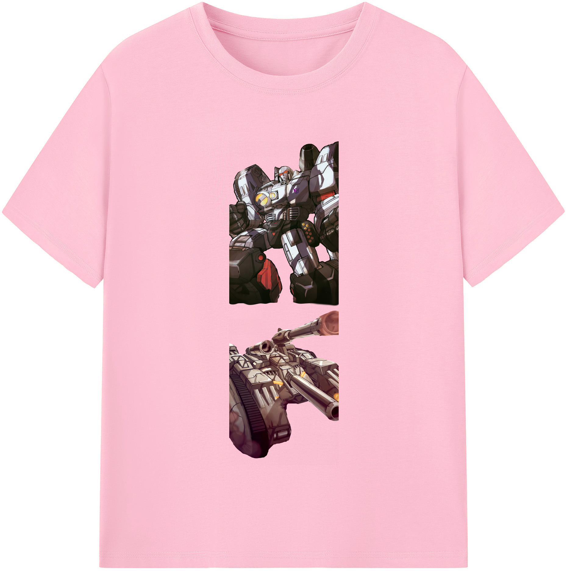 （画像用） Transformers トランスフォーマー 綿100％半袖Tシャツ（フロントプリント）