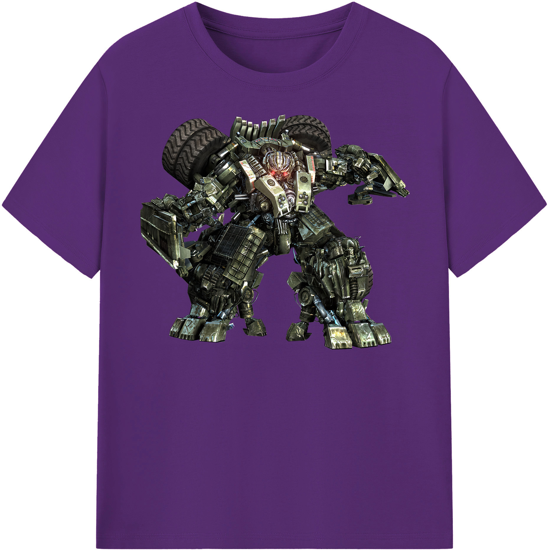 （画像用） Transformers トランスフォーマー 綿100％半袖Tシャツ（フロントプリント）