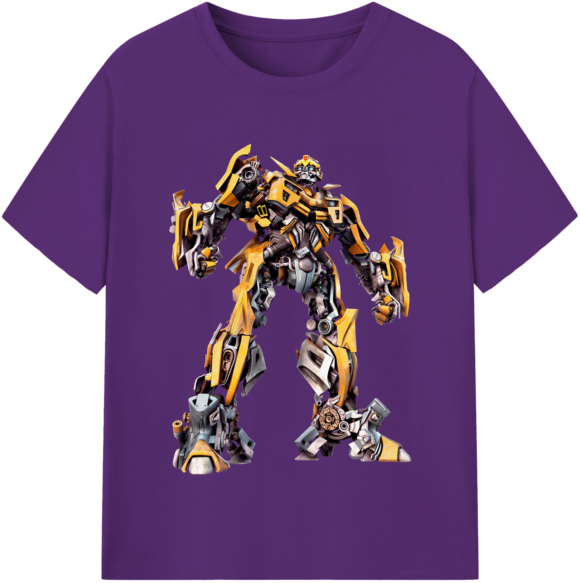 （画像用） Transformers トランスフォーマー 綿100％半袖Tシャツ（フロントプリント）