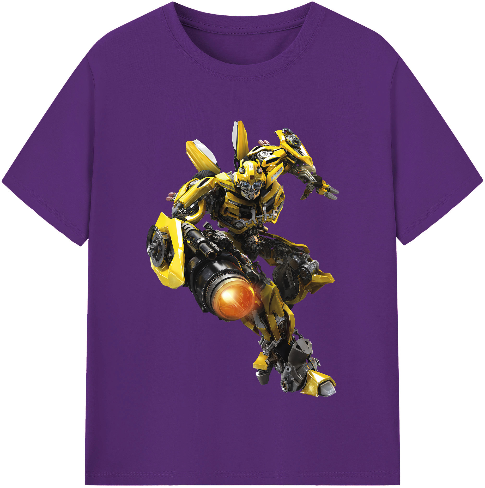 （画像用） Transformers トランスフォーマー 綿100％半袖Tシャツ（フロントプリント）
