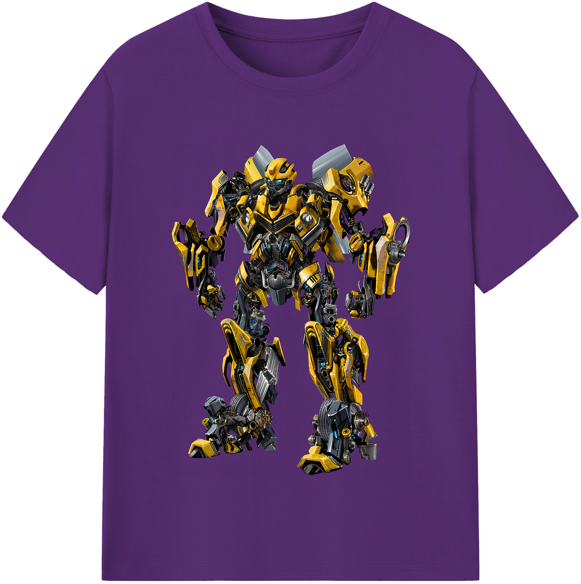 （画像用） Transformers トランスフォーマー 綿100％半袖Tシャツ（フロントプリント）