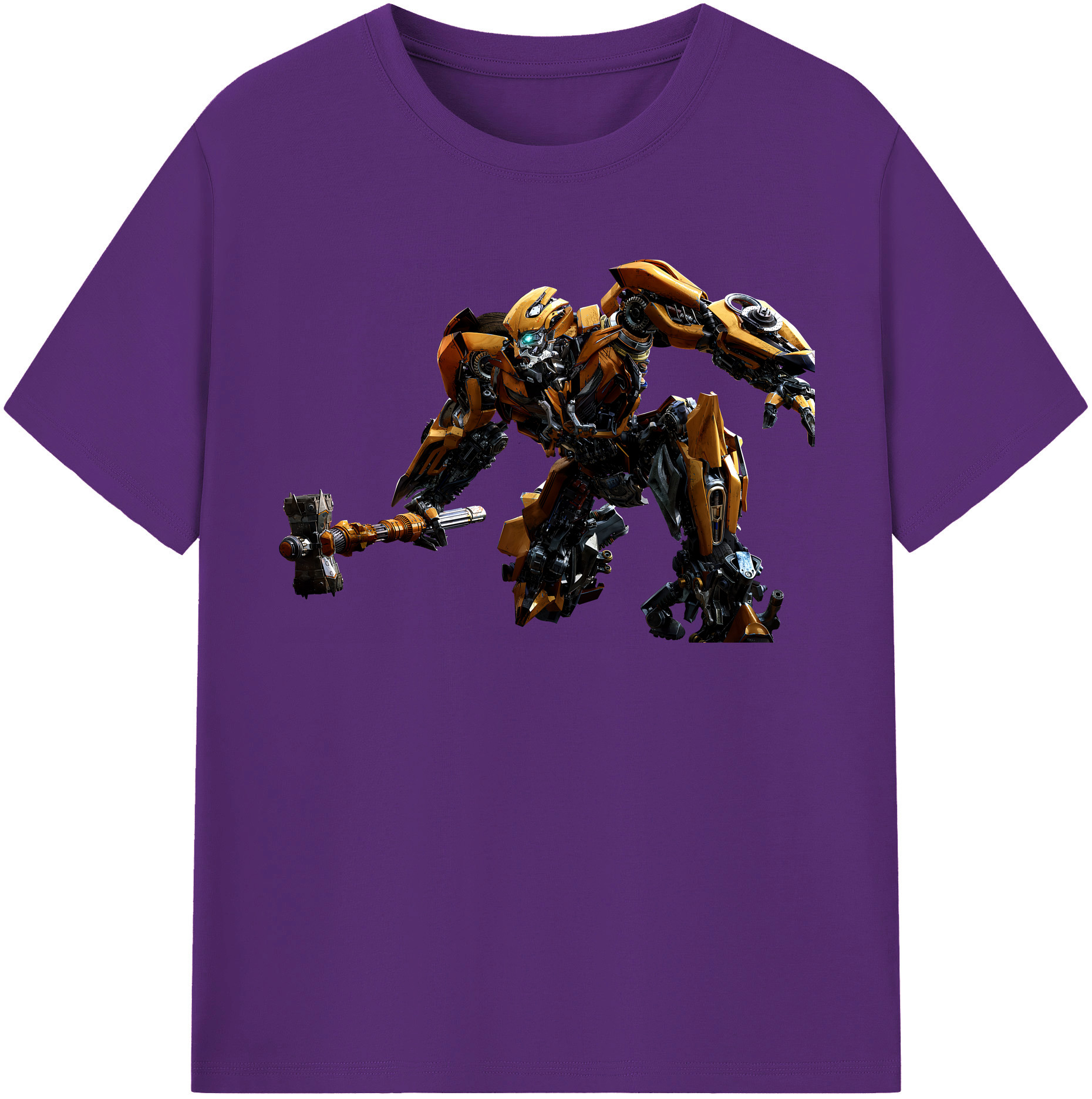 （画像用） Transformers トランスフォーマー 綿100％半袖Tシャツ（フロントプリント）