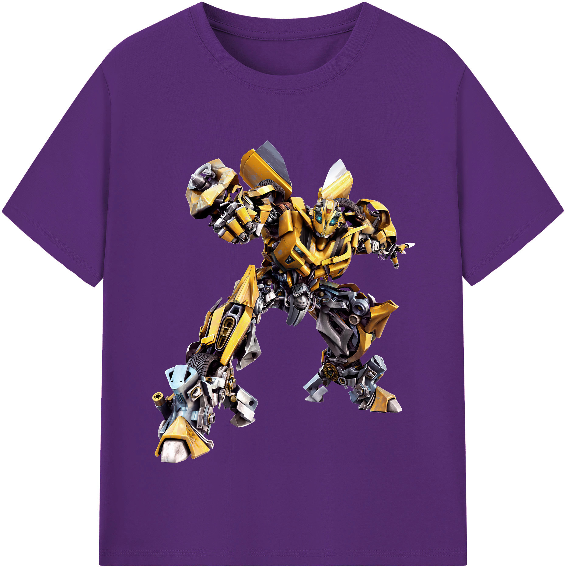 （画像用） Transformers トランスフォーマー 綿100％半袖Tシャツ（フロントプリント）