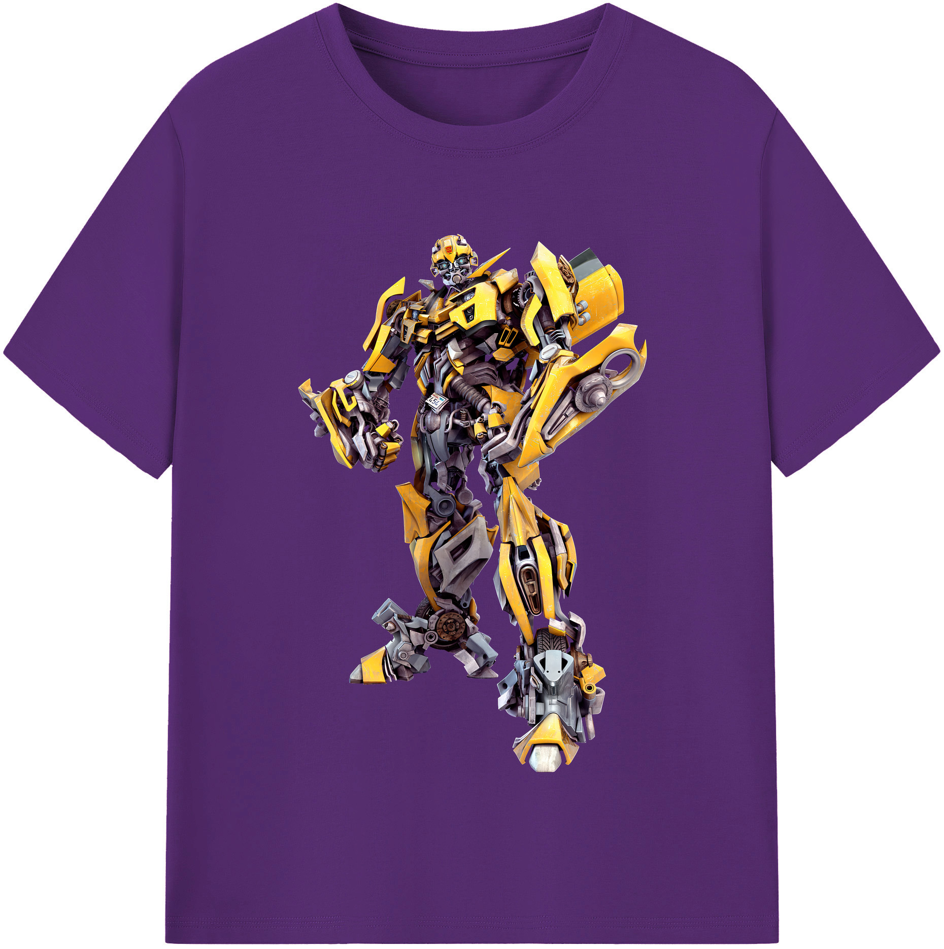 （画像用） Transformers トランスフォーマー 綿100％半袖Tシャツ（フロントプリント）