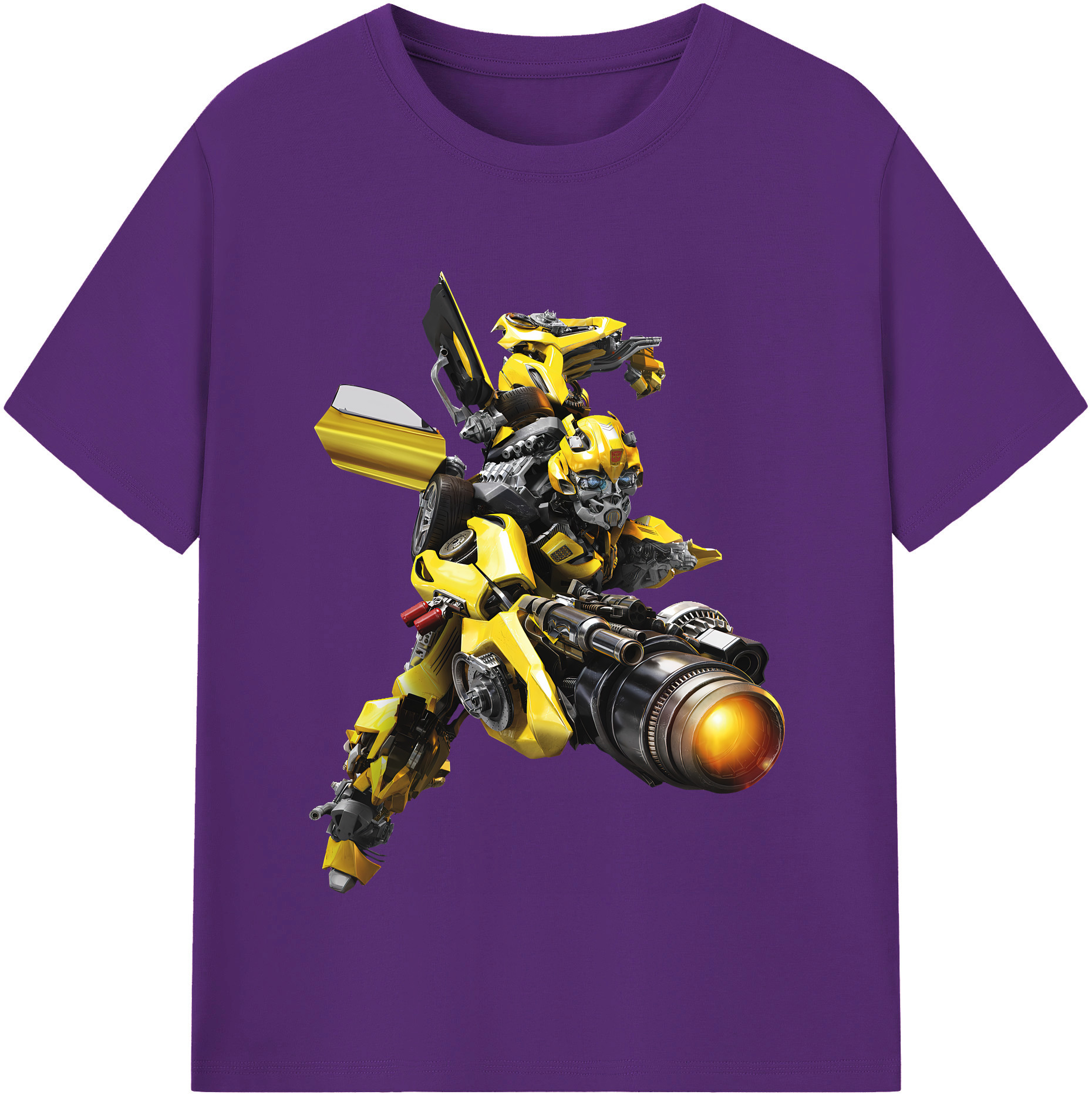 （画像用） Transformers トランスフォーマー 綿100％半袖Tシャツ（フロントプリント）