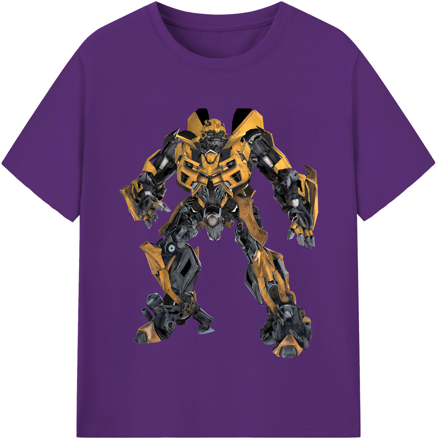 （画像用） Transformers トランスフォーマー 綿100％半袖Tシャツ（フロントプリント）