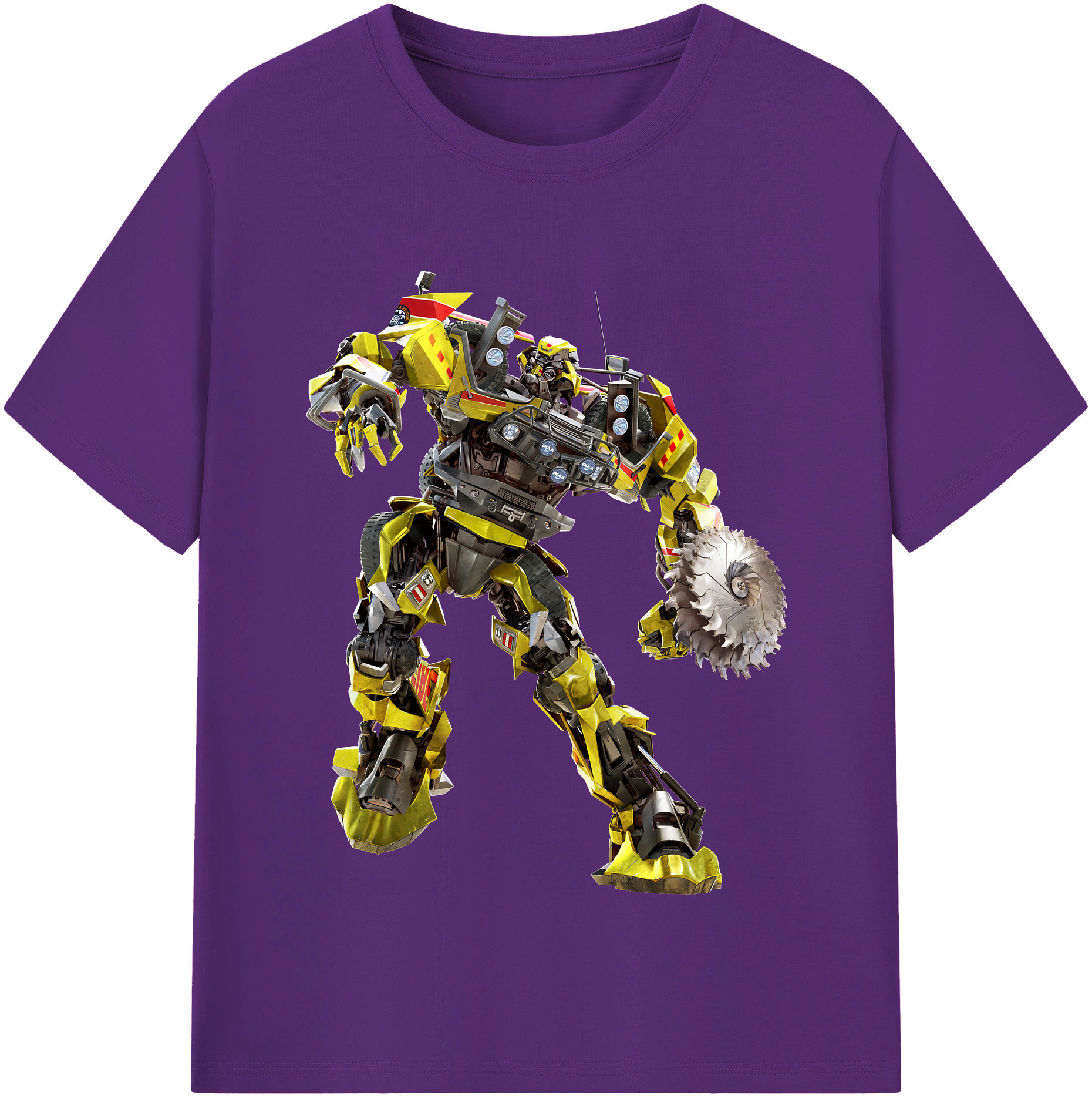 （画像用） Transformers トランスフォーマー 綿100％半袖Tシャツ（フロントプリント）