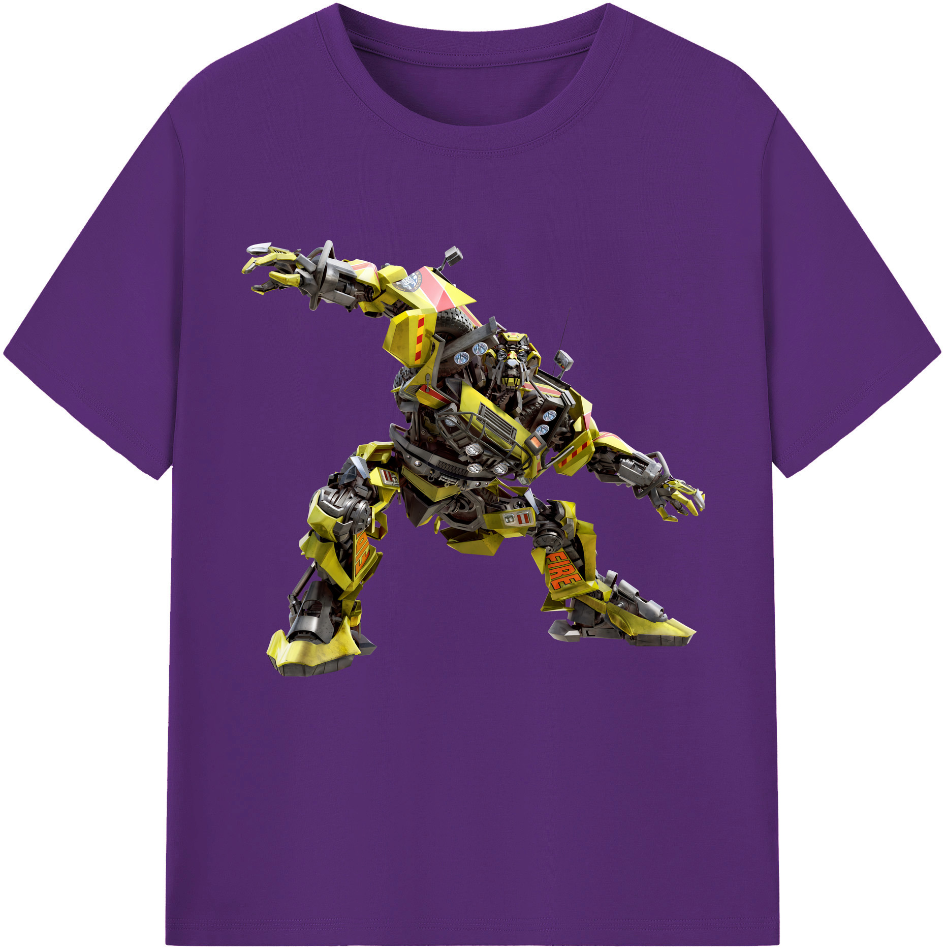 （画像用） Transformers トランスフォーマー 綿100％半袖Tシャツ（フロントプリント）