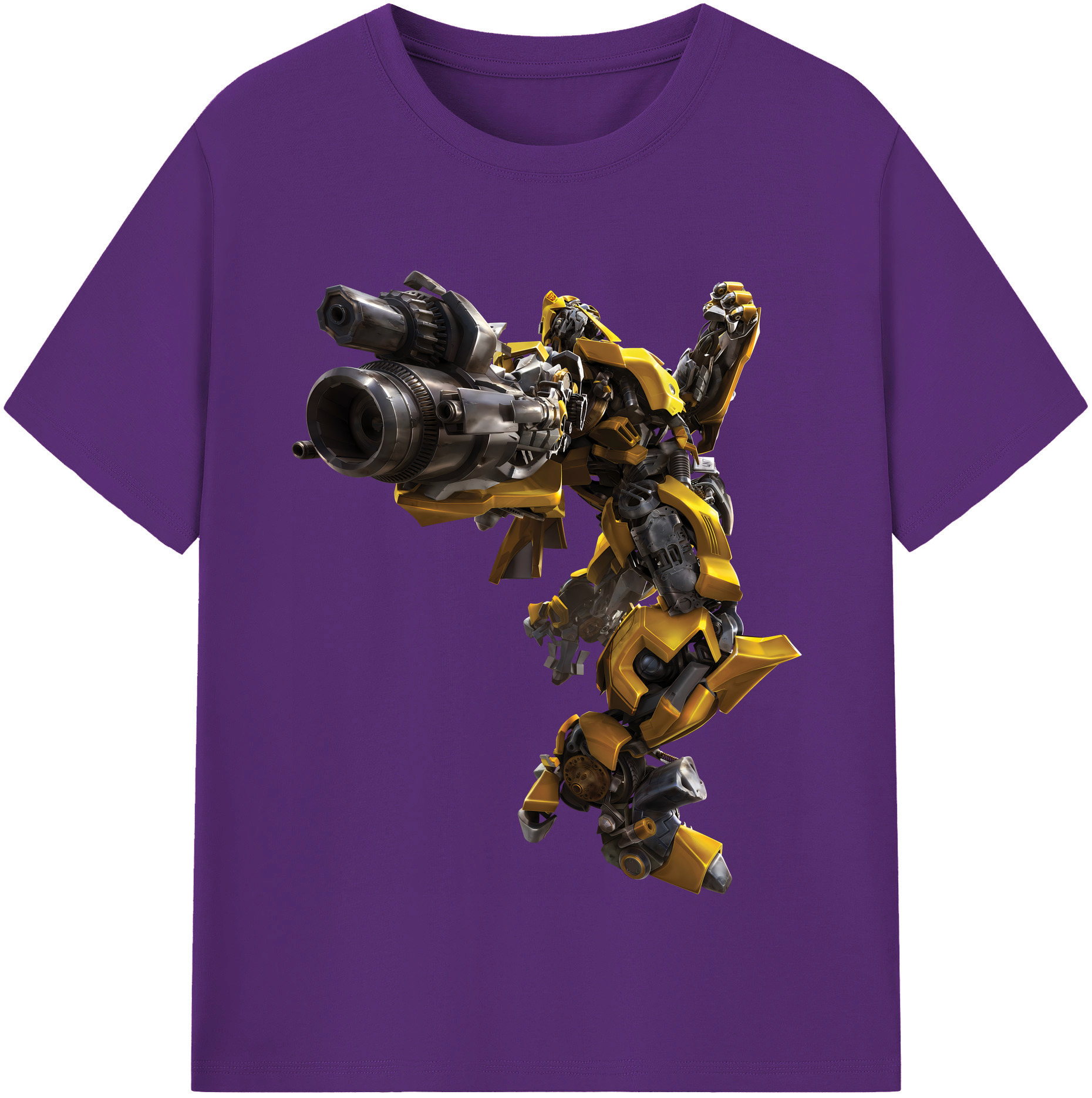 （画像用） Transformers トランスフォーマー 綿100％半袖Tシャツ（フロントプリント）