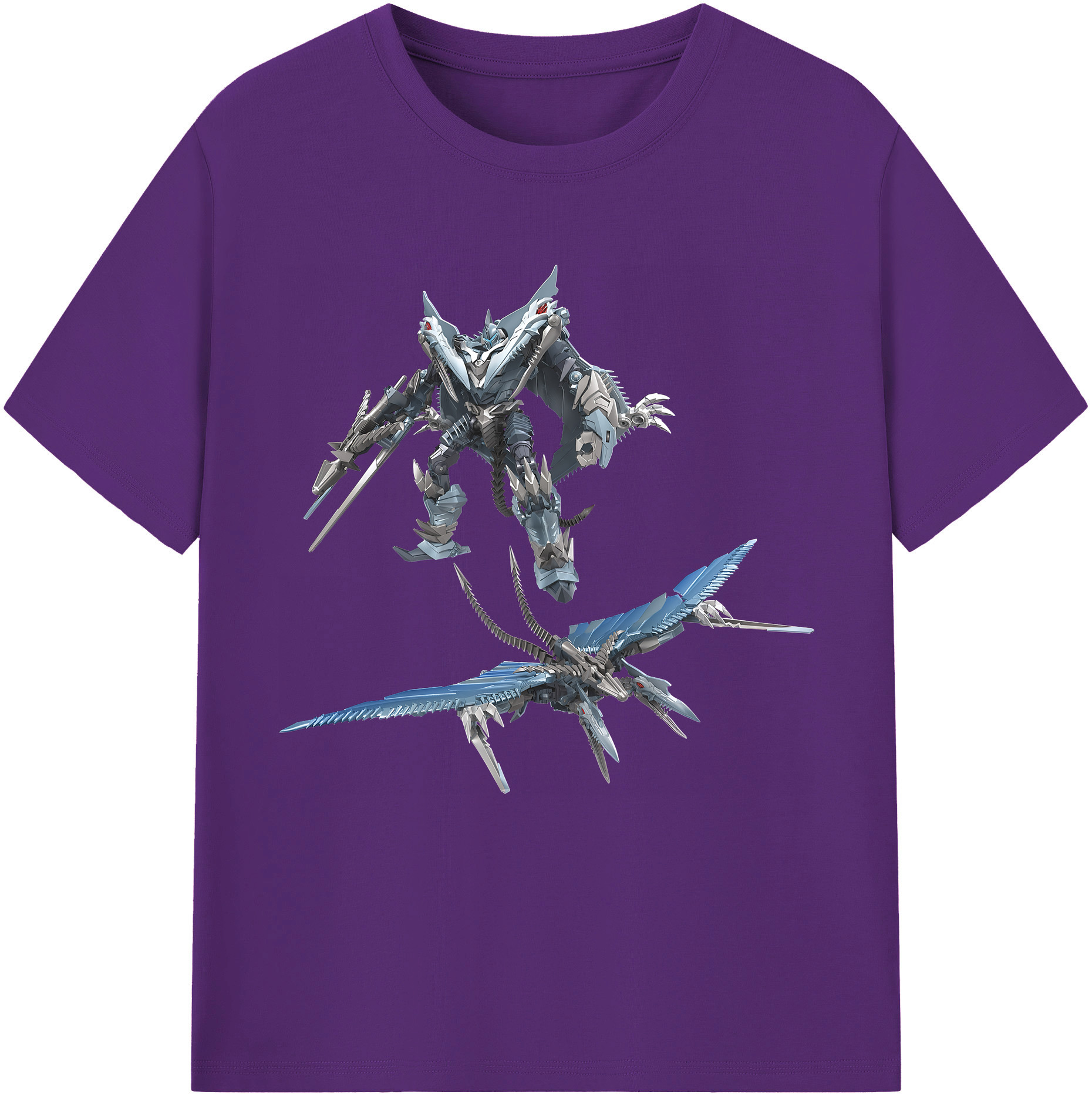 （画像用） Transformers トランスフォーマー 綿100％半袖Tシャツ（フロントプリント）
