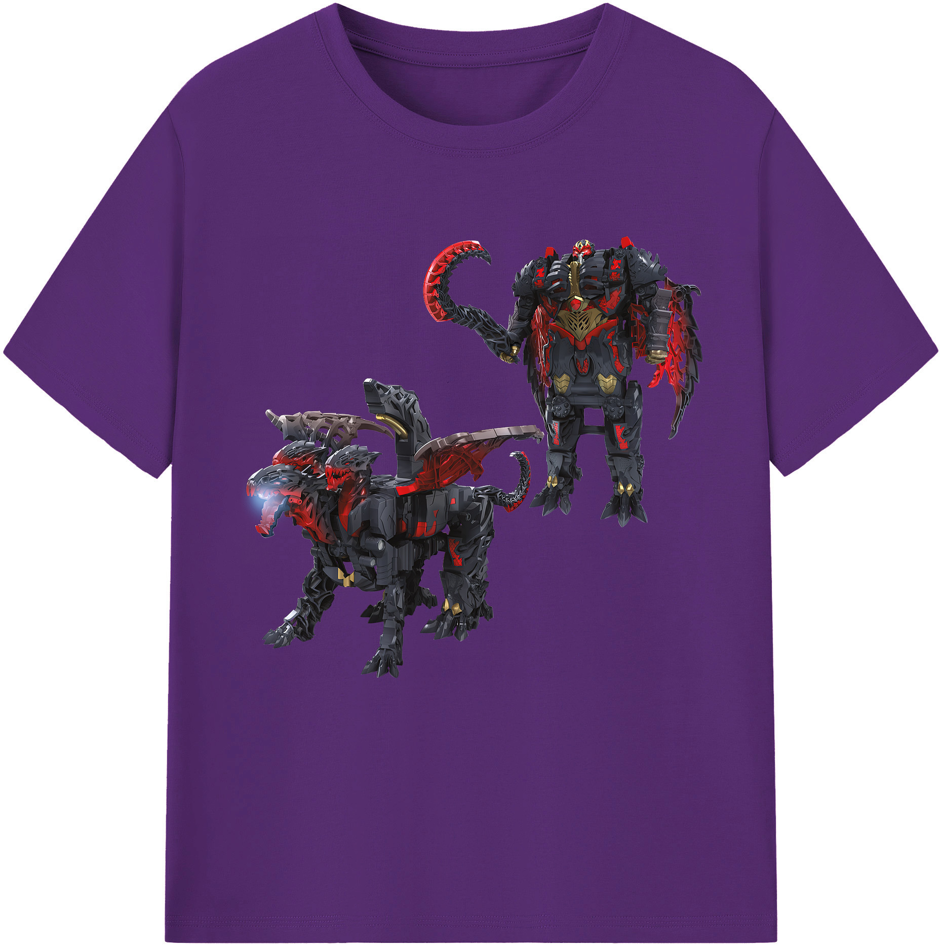 （画像用） Transformers トランスフォーマー 綿100％半袖Tシャツ（フロントプリント）