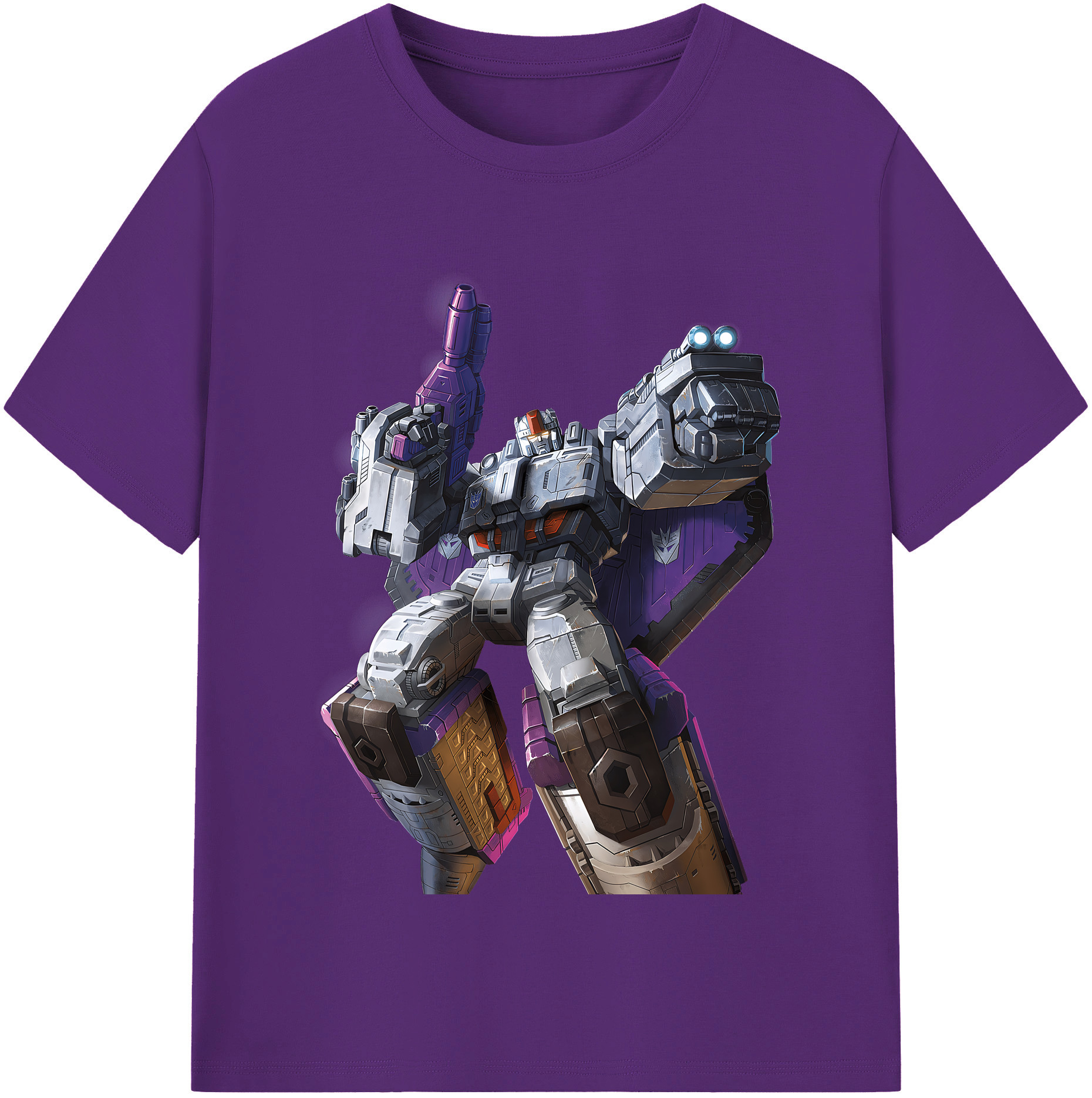 （画像用） Transformers トランスフォーマー 綿100％半袖Tシャツ（フロントプリント）