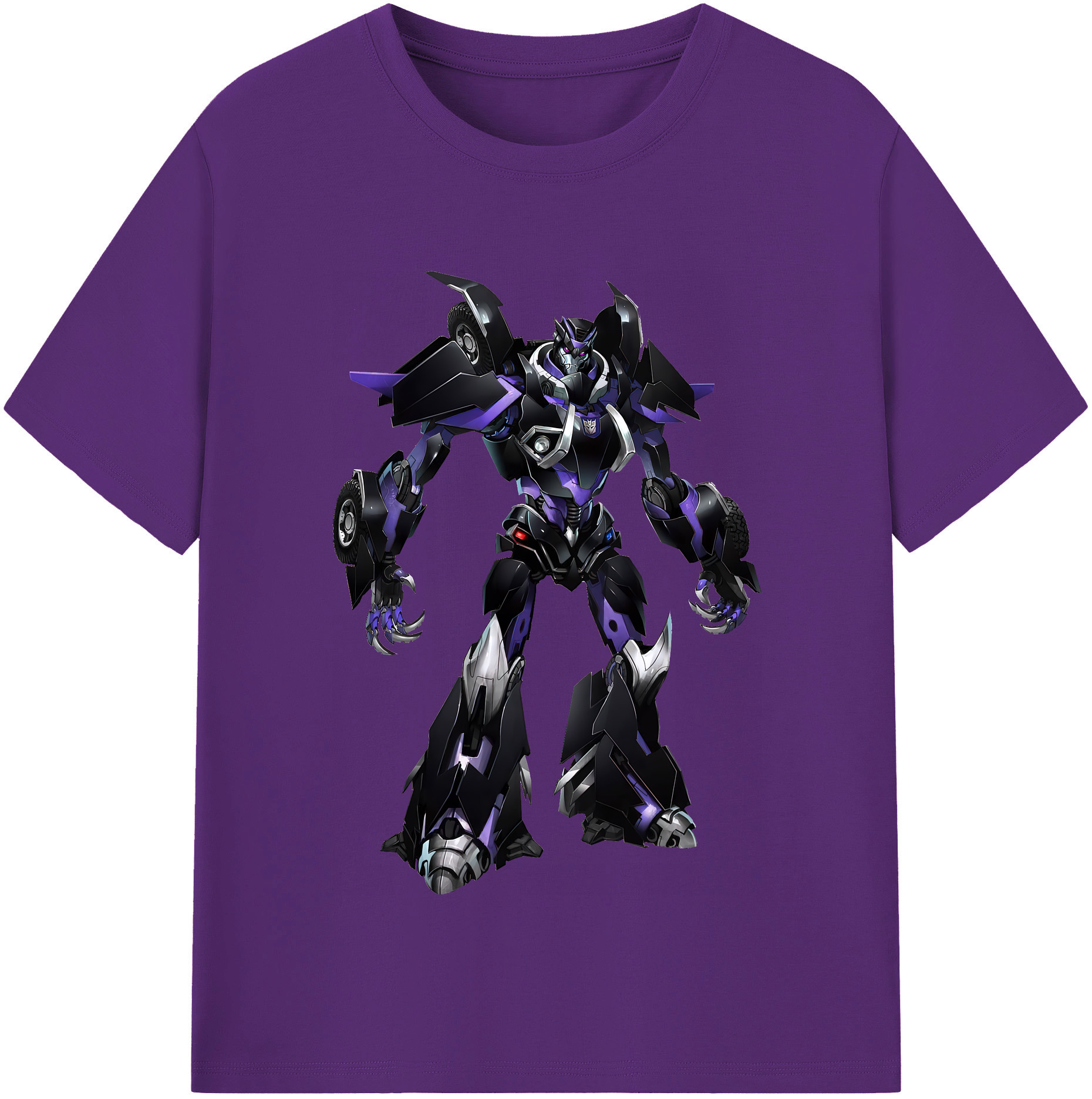 （画像用） Transformers トランスフォーマー 綿100％半袖Tシャツ（フロントプリント）