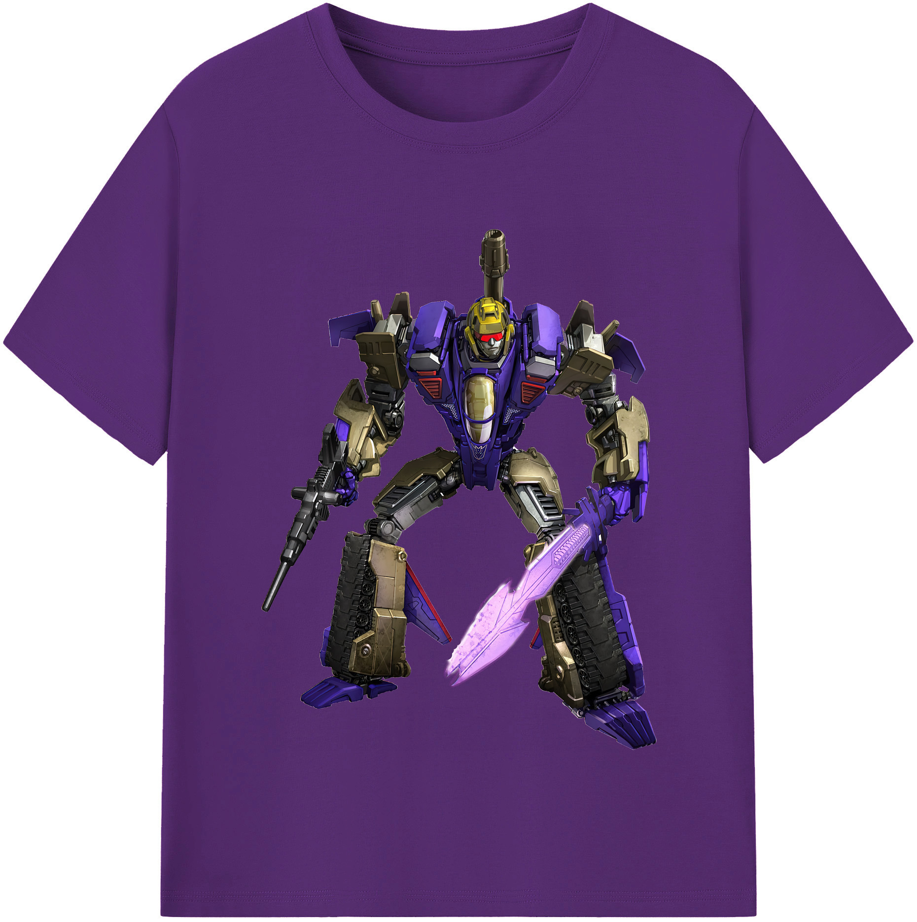 （画像用） Transformers トランスフォーマー 綿100％半袖Tシャツ（フロントプリント）