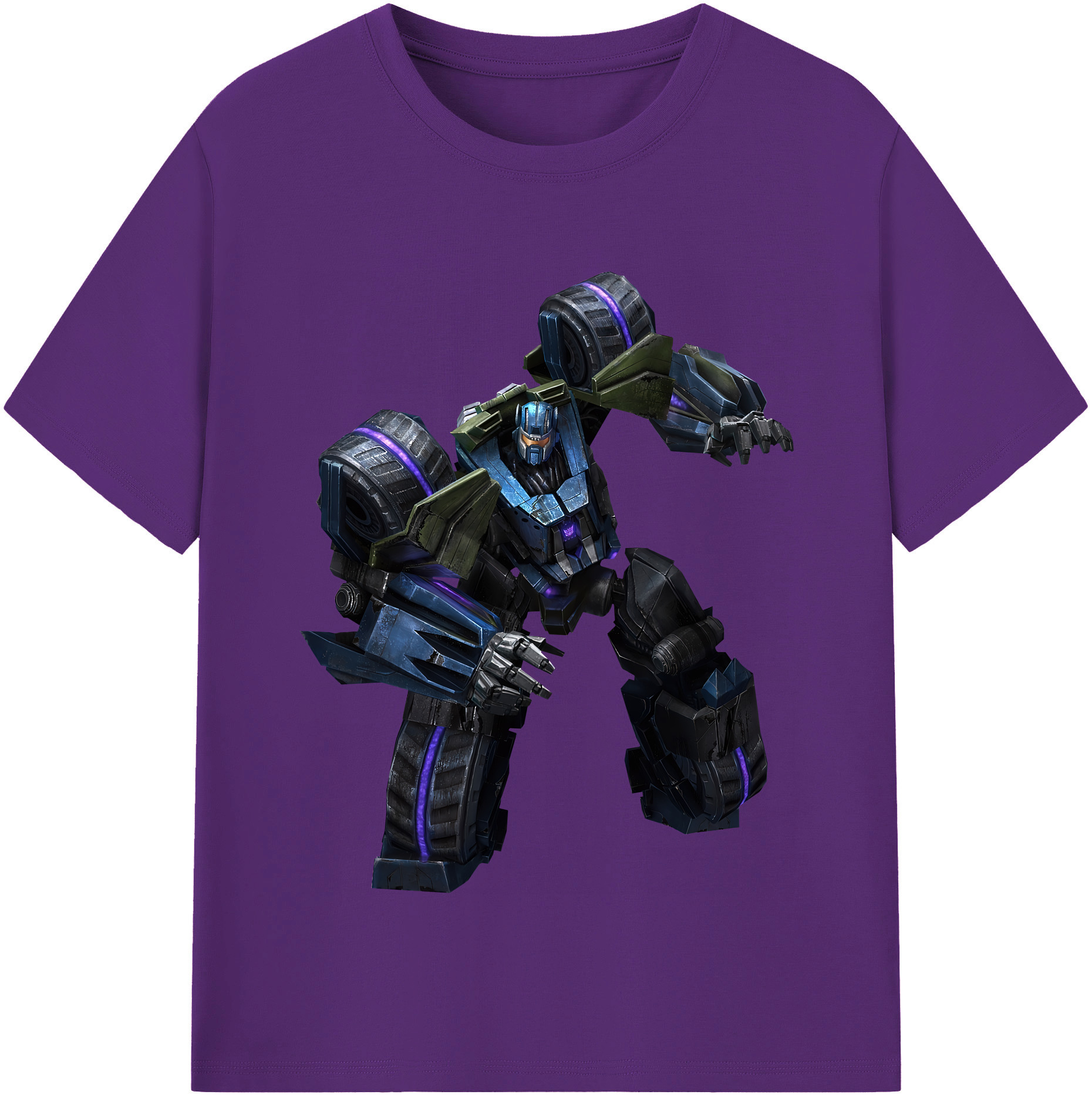 （画像用） Transformers トランスフォーマー 綿100％半袖Tシャツ（フロントプリント）