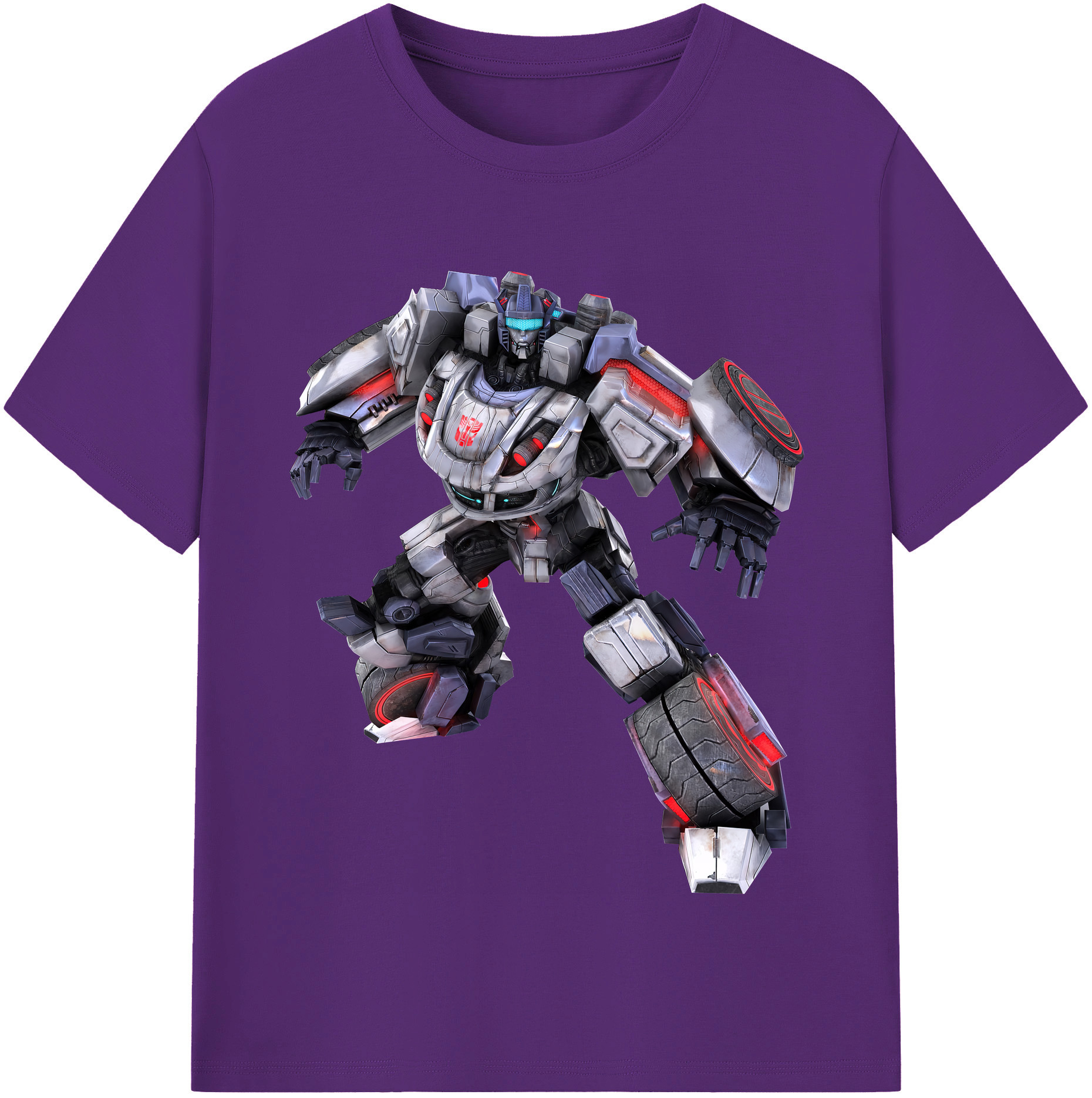 （画像用） Transformers トランスフォーマー 綿100％半袖Tシャツ（フロントプリント）
