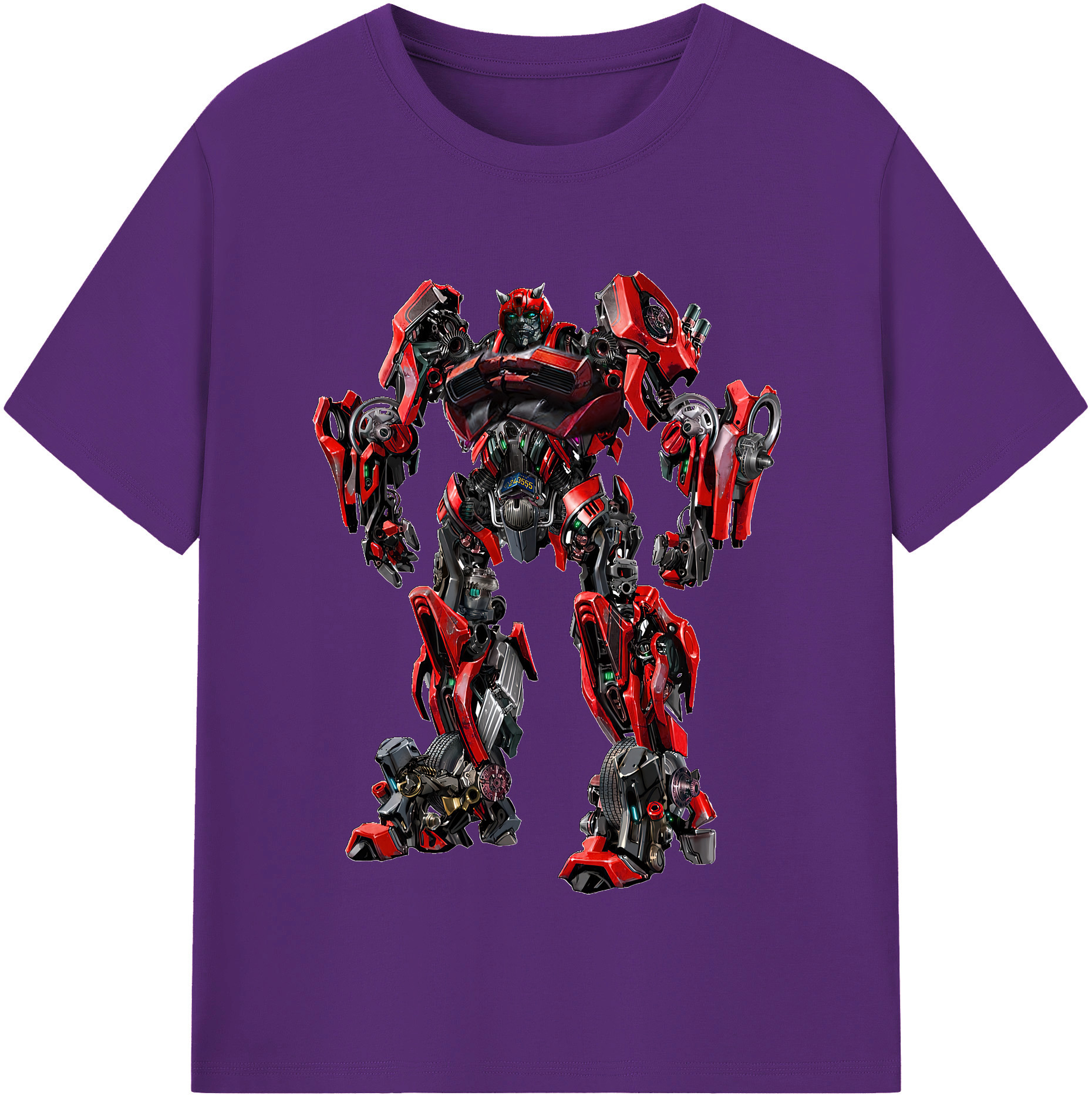（画像用） Transformers トランスフォーマー 綿100％半袖Tシャツ（フロントプリント）