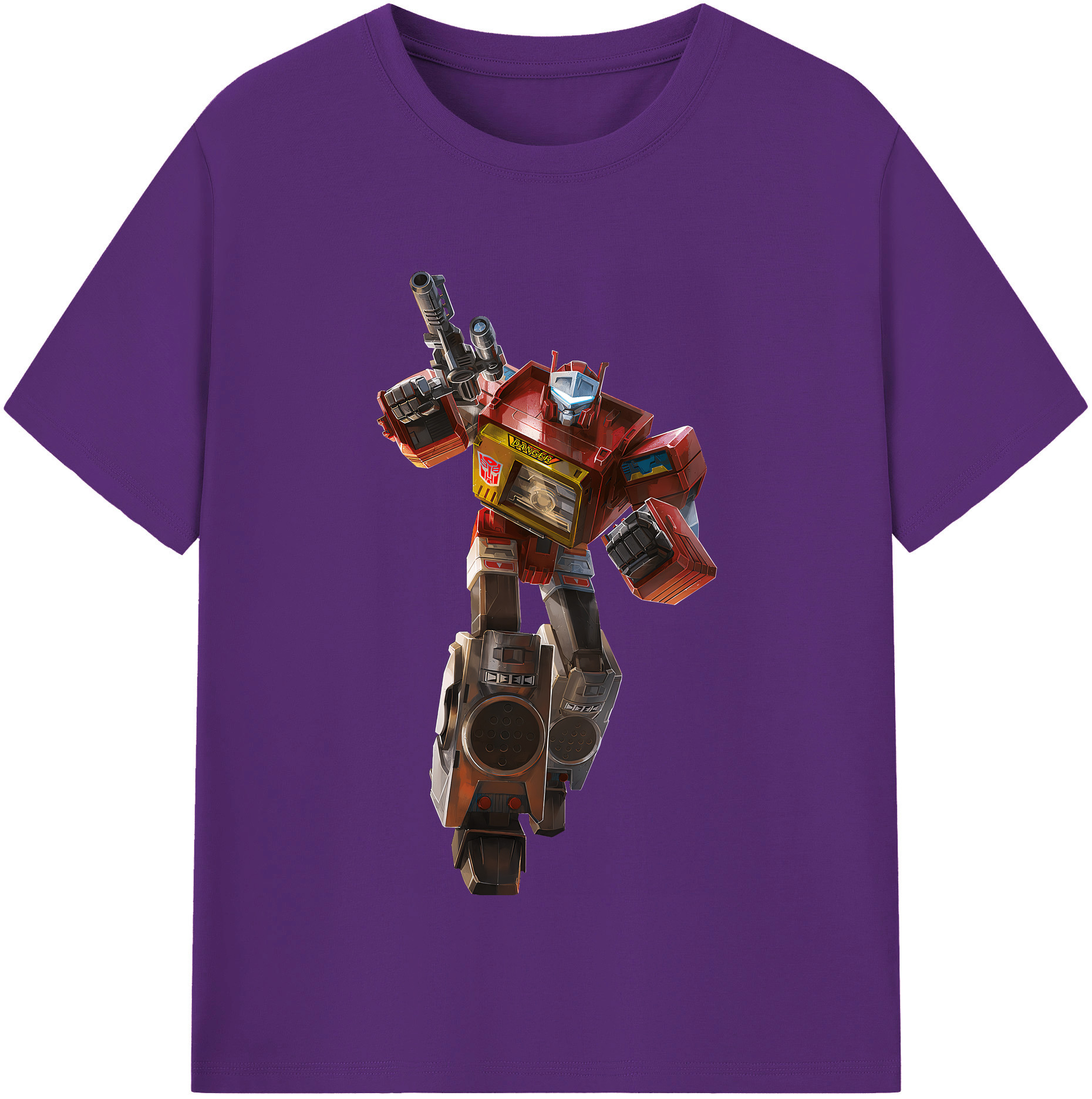 （画像用） Transformers トランスフォーマー 綿100％半袖Tシャツ（フロントプリント）