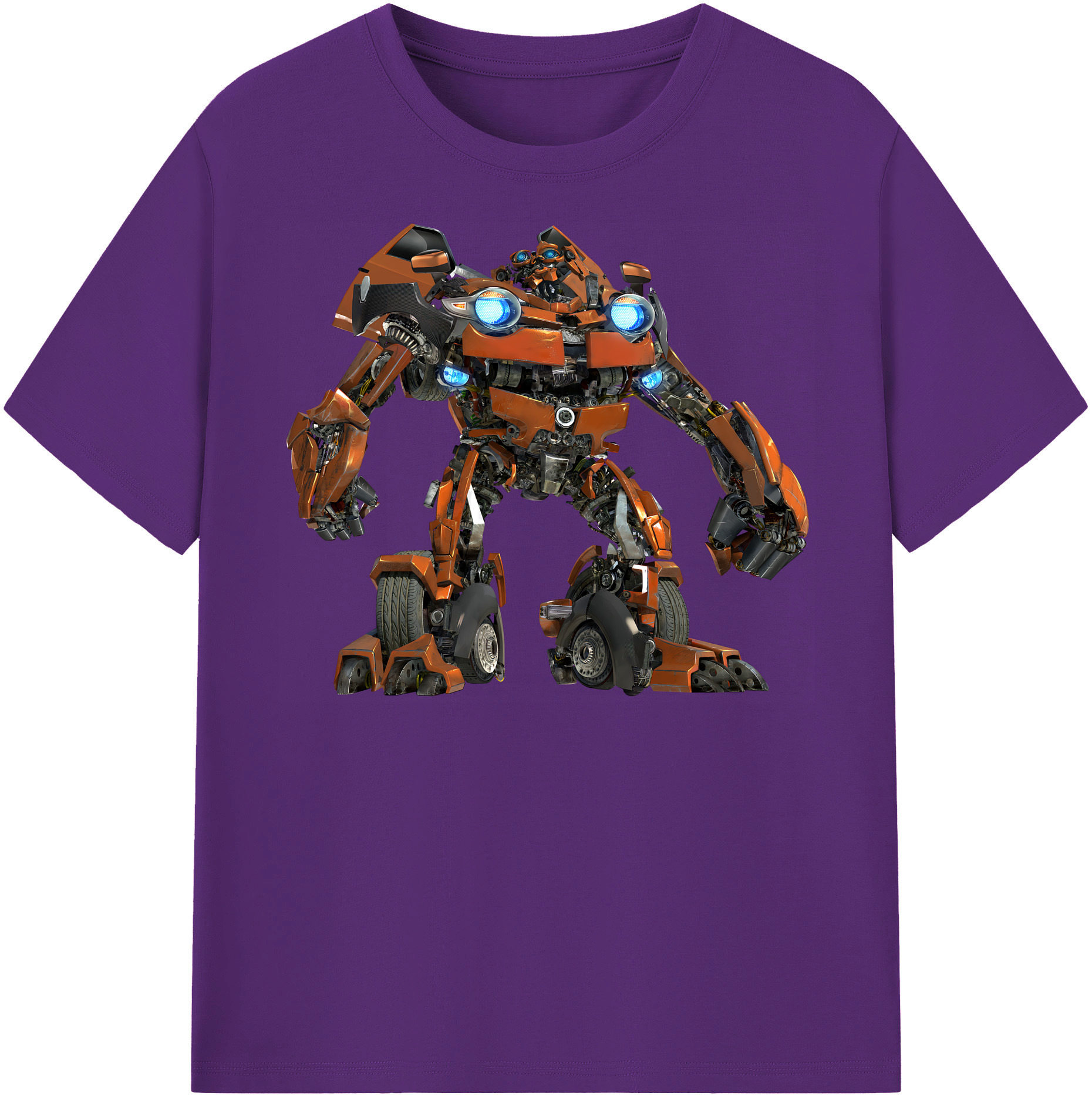 （画像用） Transformers トランスフォーマー 綿100％半袖Tシャツ（フロントプリント）