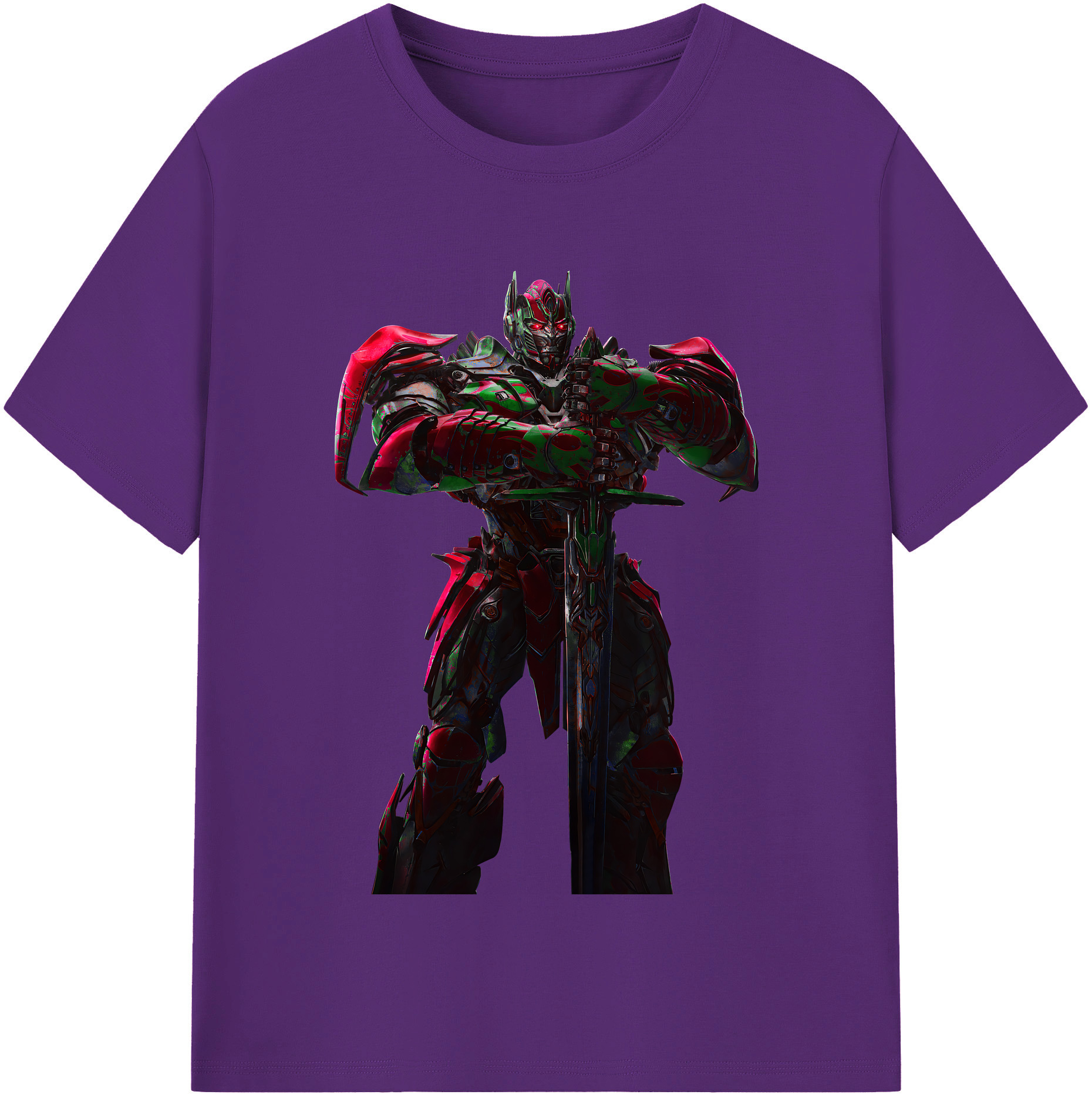（画像用） Transformers トランスフォーマー 綿100％半袖Tシャツ（フロントプリント）