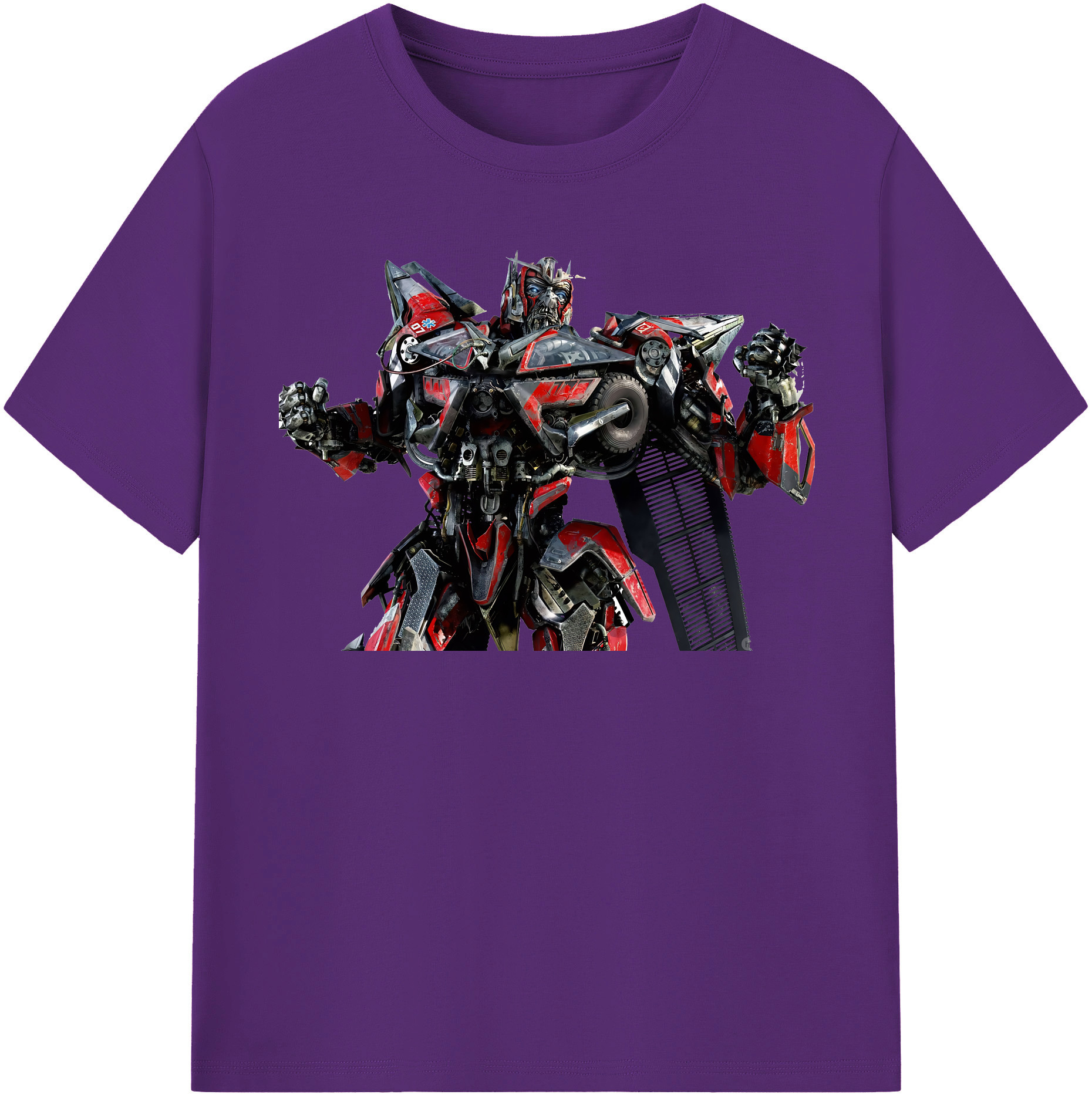 （画像用） Transformers トランスフォーマー 綿100％半袖Tシャツ（フロントプリント）