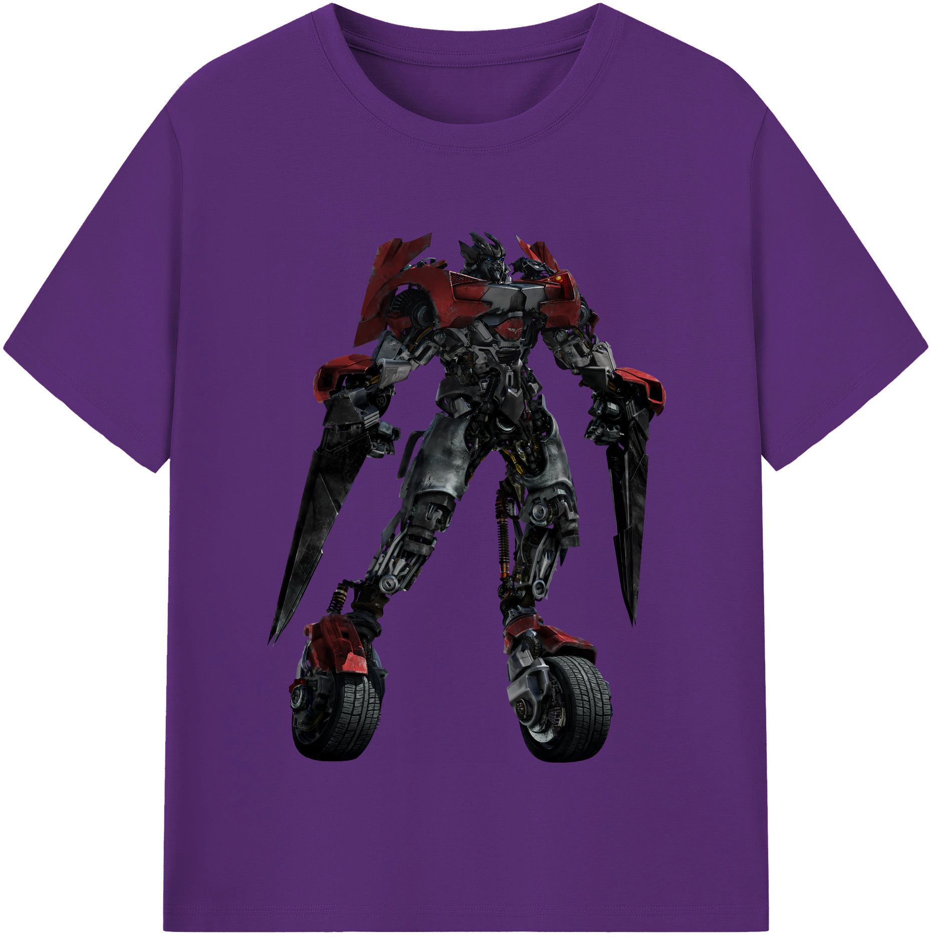 （画像用） Transformers トランスフォーマー 綿100％半袖Tシャツ（フロントプリント）