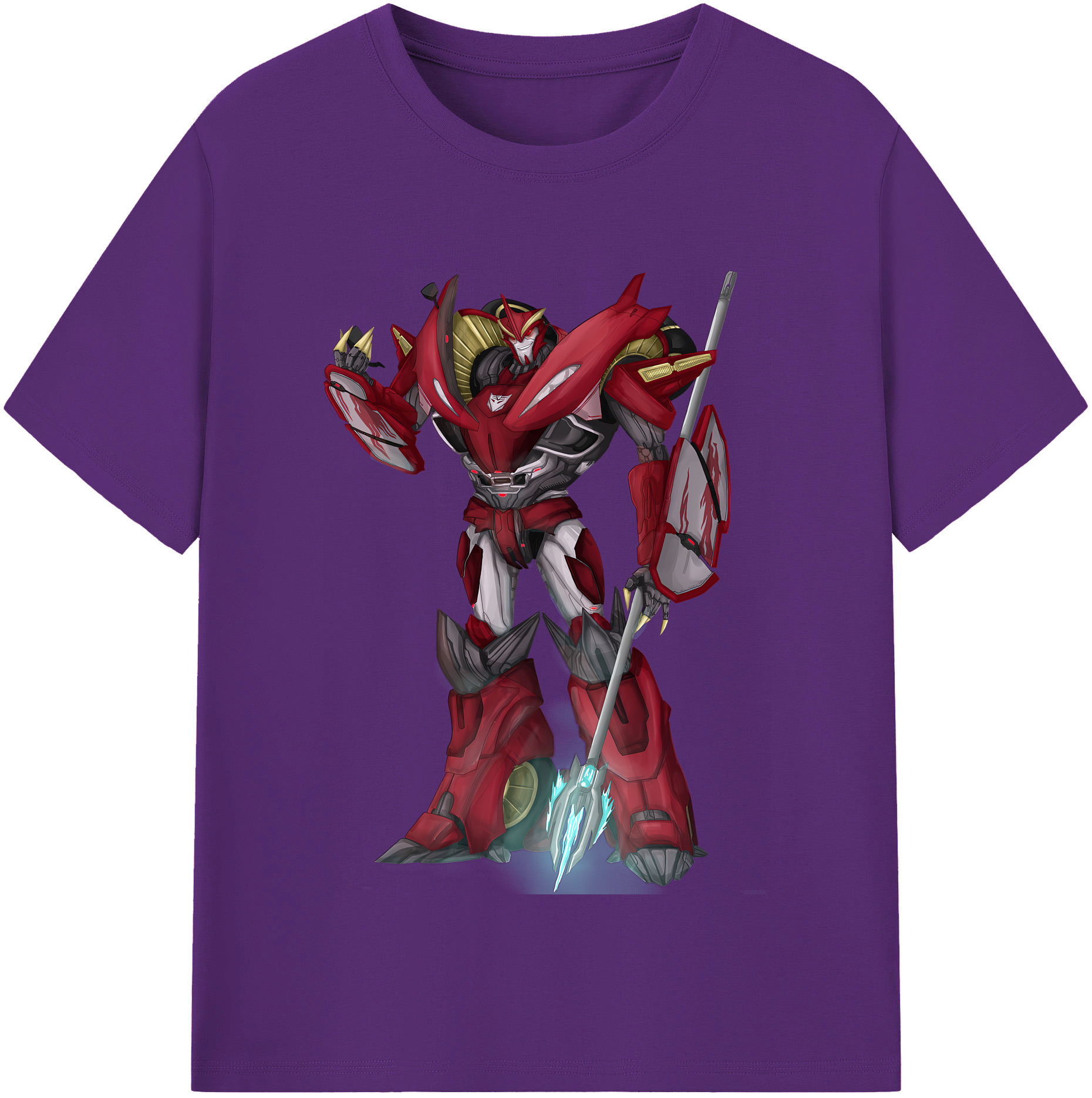 （画像用） Transformers トランスフォーマー 綿100％半袖Tシャツ（フロントプリント）
