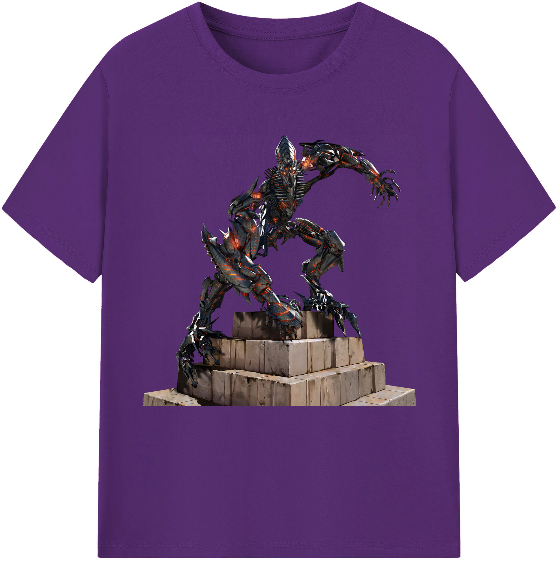 （画像用） Transformers トランスフォーマー 綿100％半袖Tシャツ（フロントプリント）