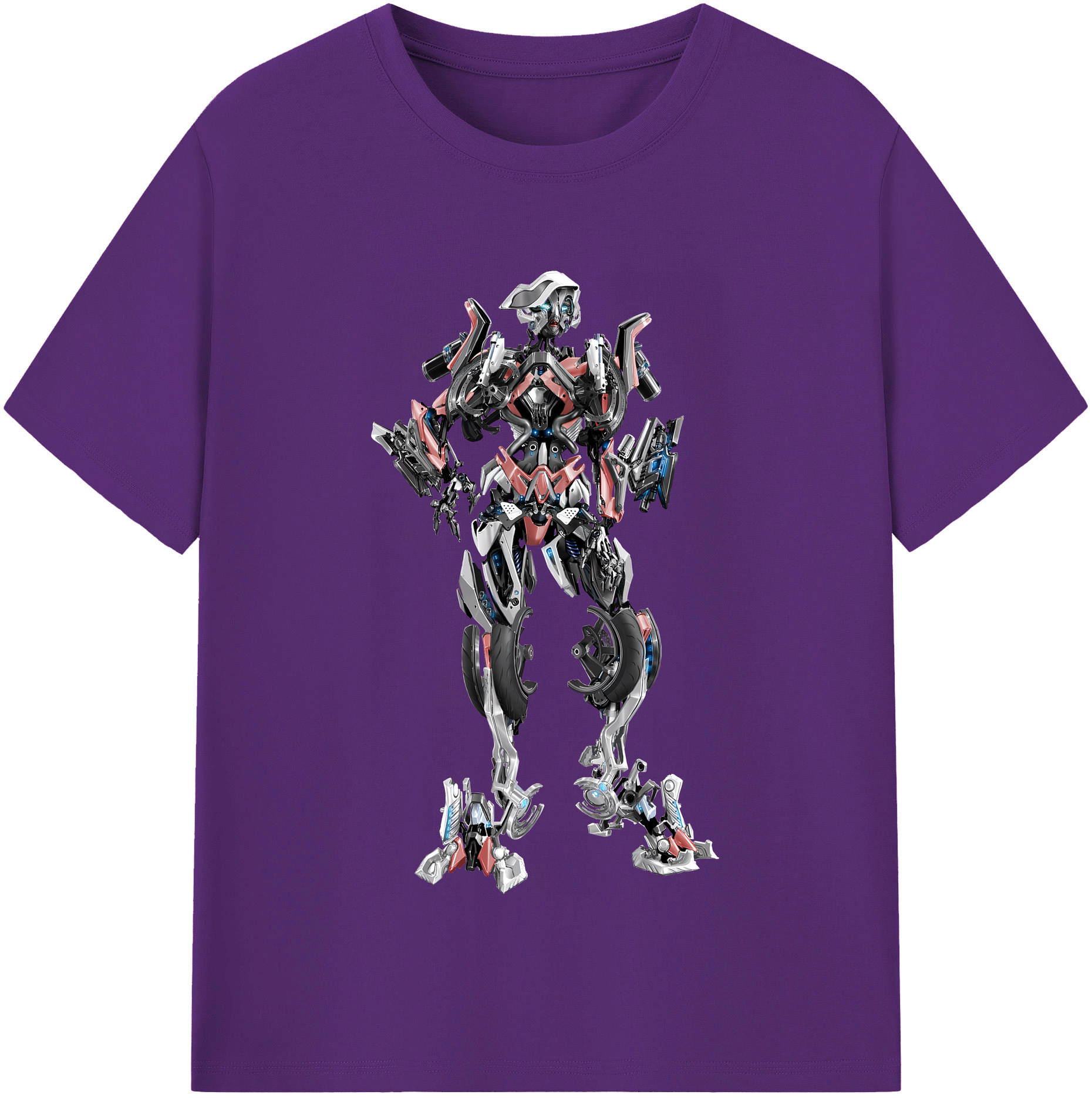 （画像用） Transformers トランスフォーマー 綿100％半袖Tシャツ（フロントプリント）