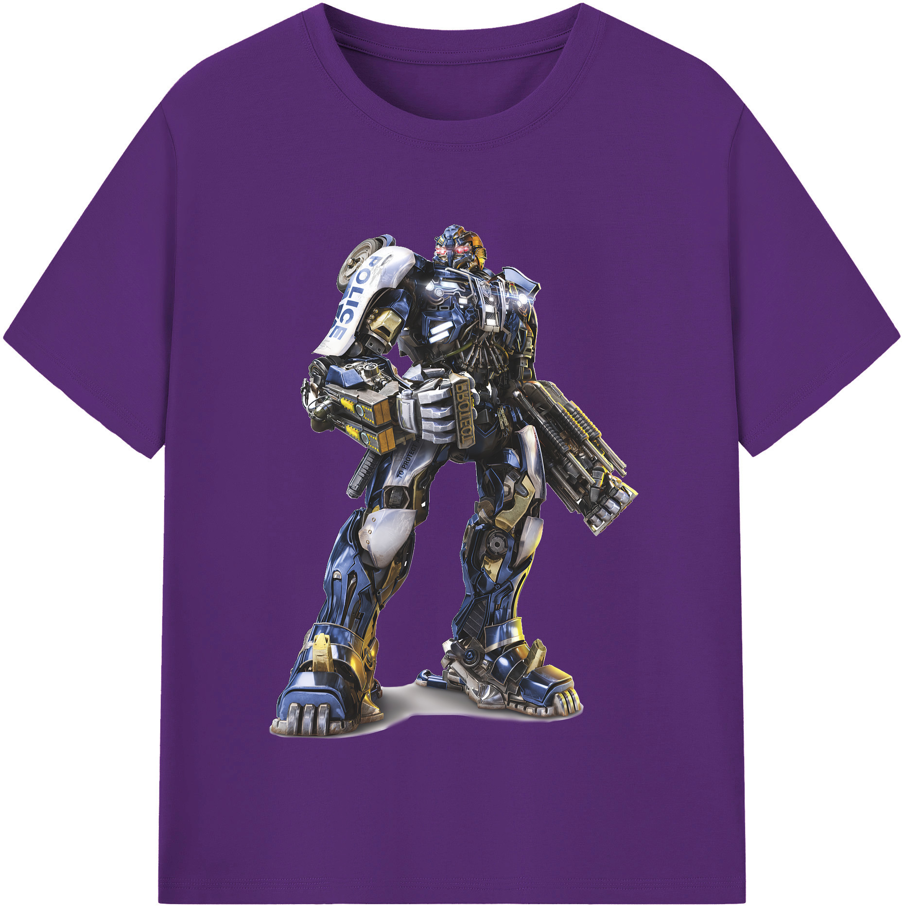 （画像用） Transformers トランスフォーマー 綿100％半袖Tシャツ（フロントプリント）