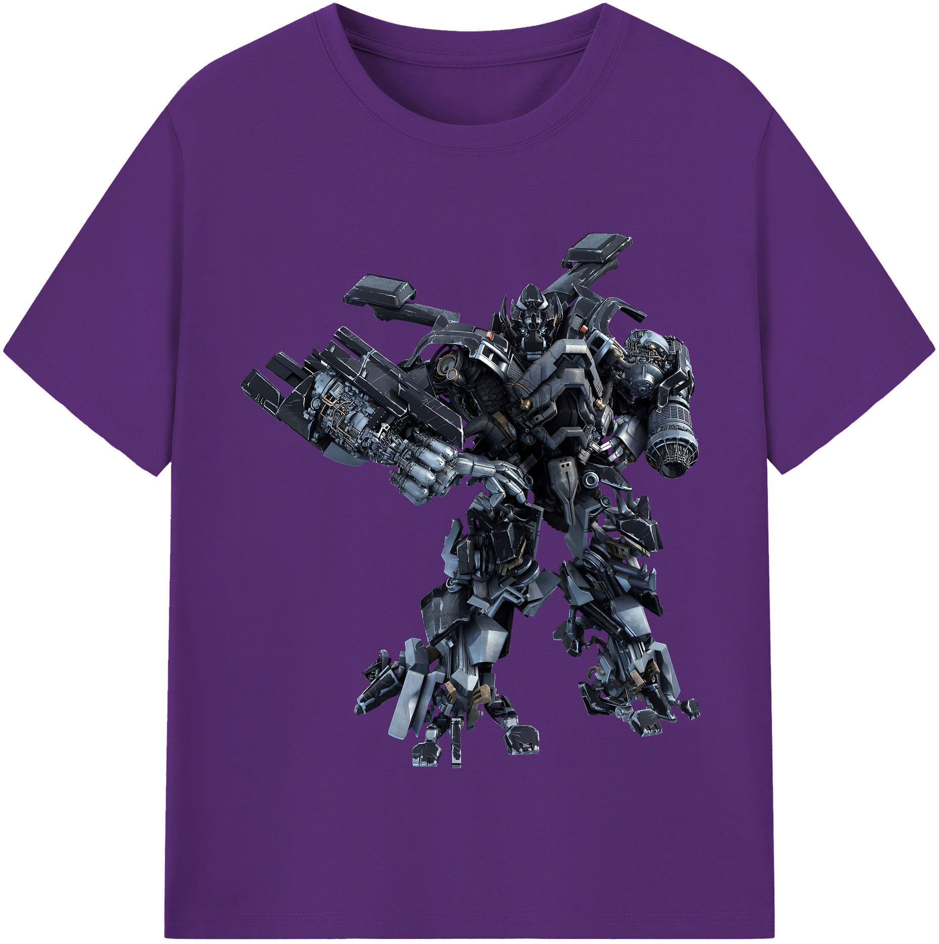 （画像用） Transformers トランスフォーマー 綿100％半袖Tシャツ（フロントプリント）